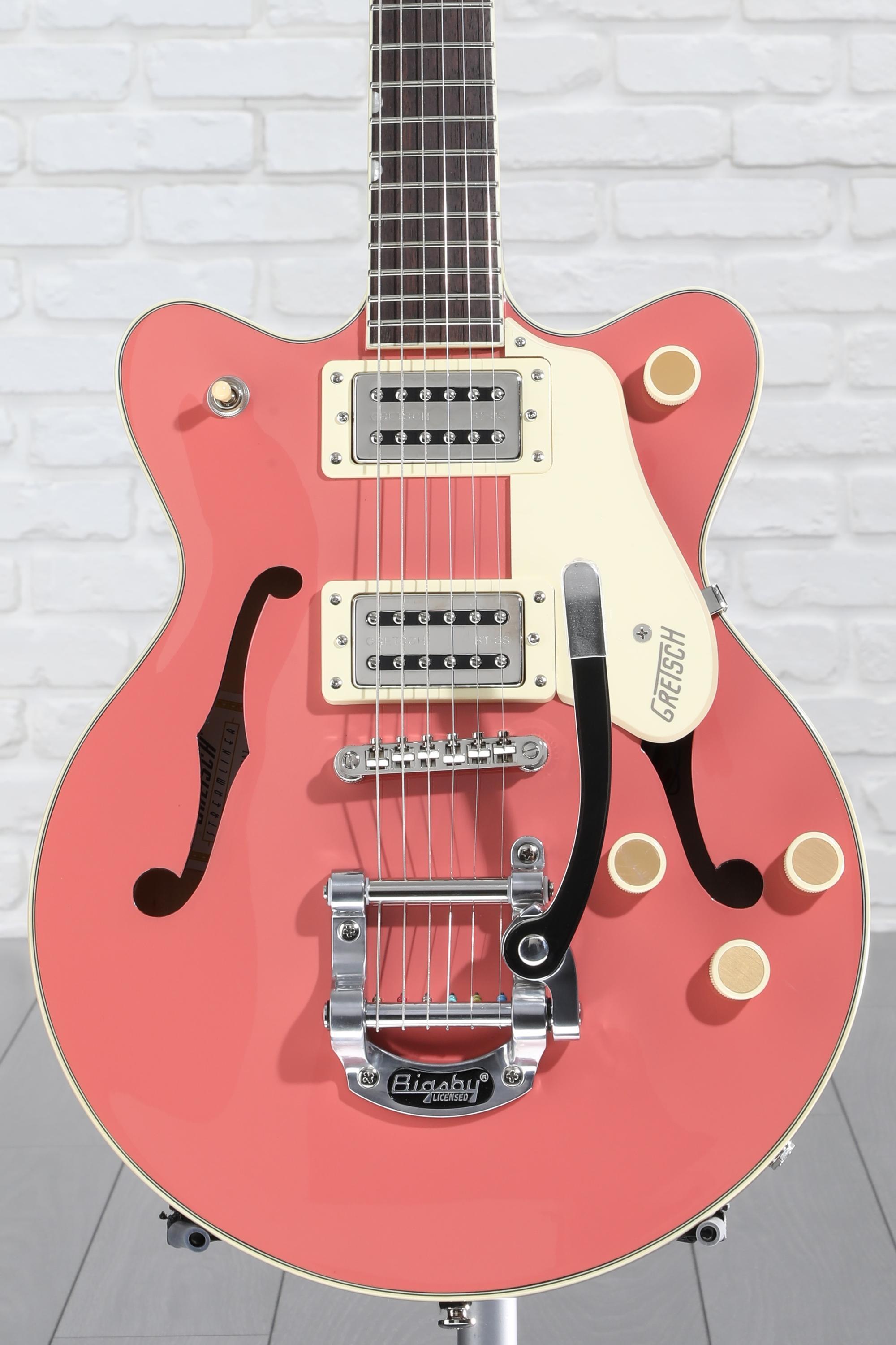 Amazon.com: Gretsch G2655T Streamliner Center Block Jr. 6-String  Right-Handed Double-Cut Electric Guitar with Maple Body, Bigsby Tailpiece,  All-New 