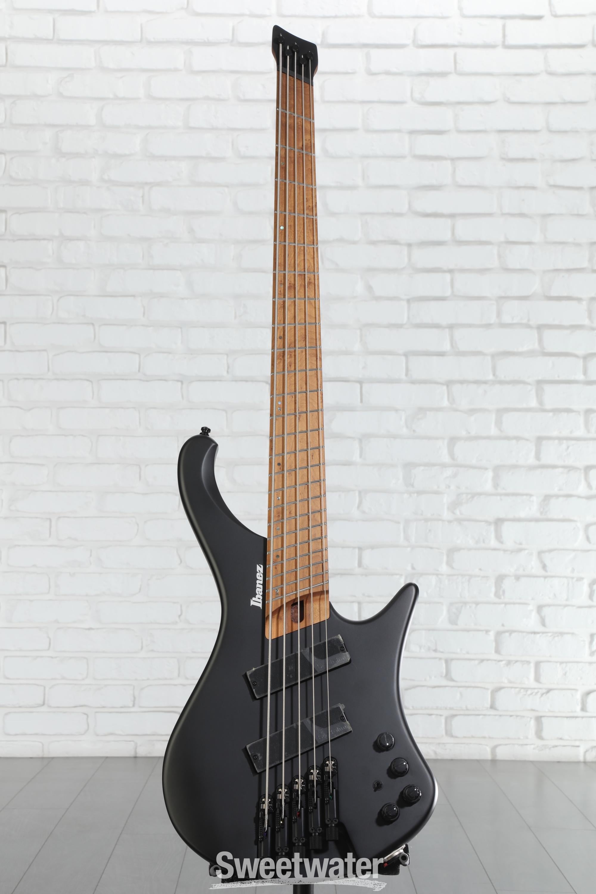 Ibanez Bass Workshop EHB1005MS Bass Guitar - Black Flat | Sweetwater