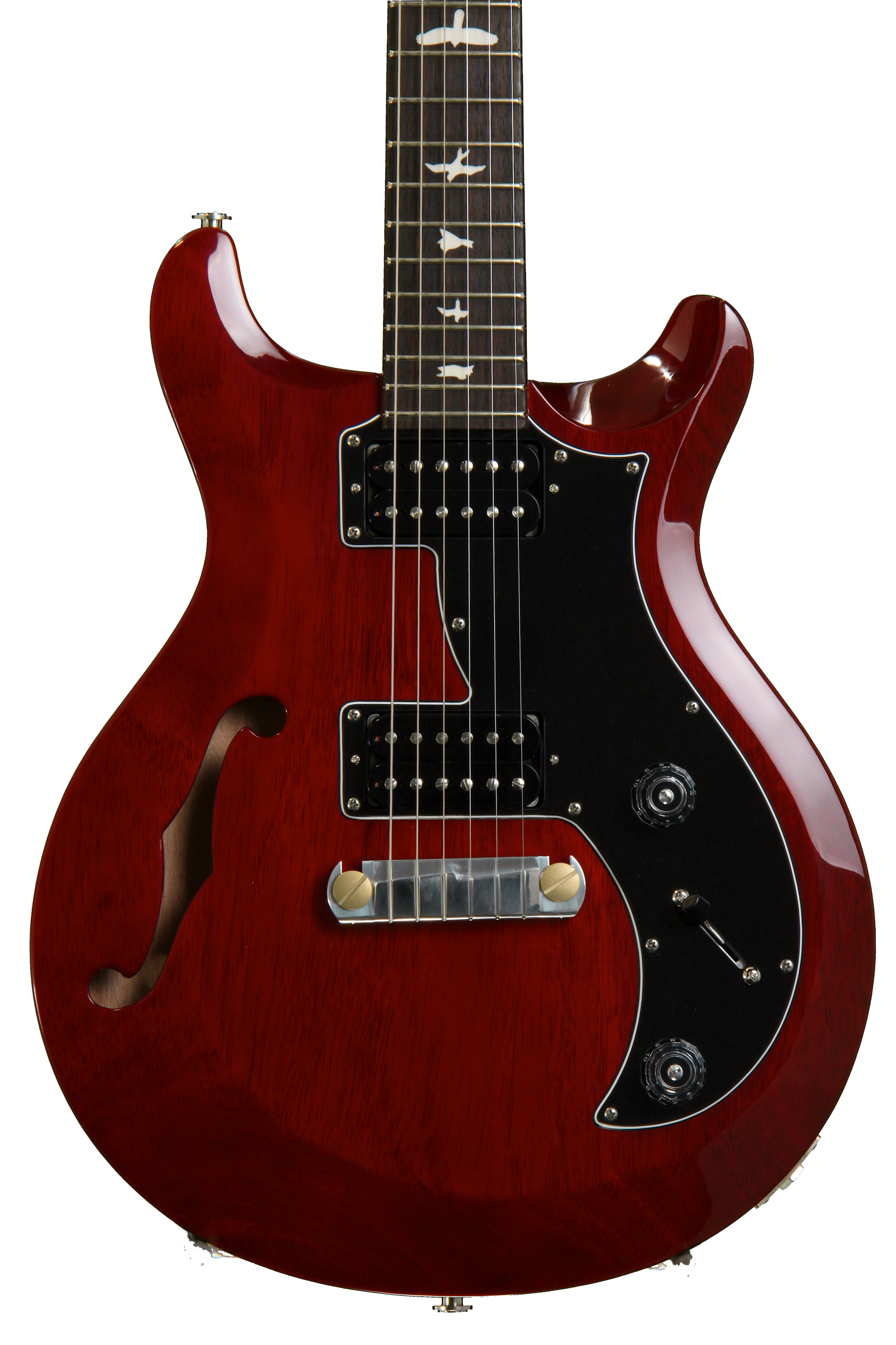 PRS S2 Mira Semi-hollow - Vintage Cherry, Birds inlay | Sweetwater