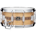 Photo of Tama 50th Limited Mastercraft Artwood Snare Drum - 6.5 x 14-inch - Natural with Wood Inlay