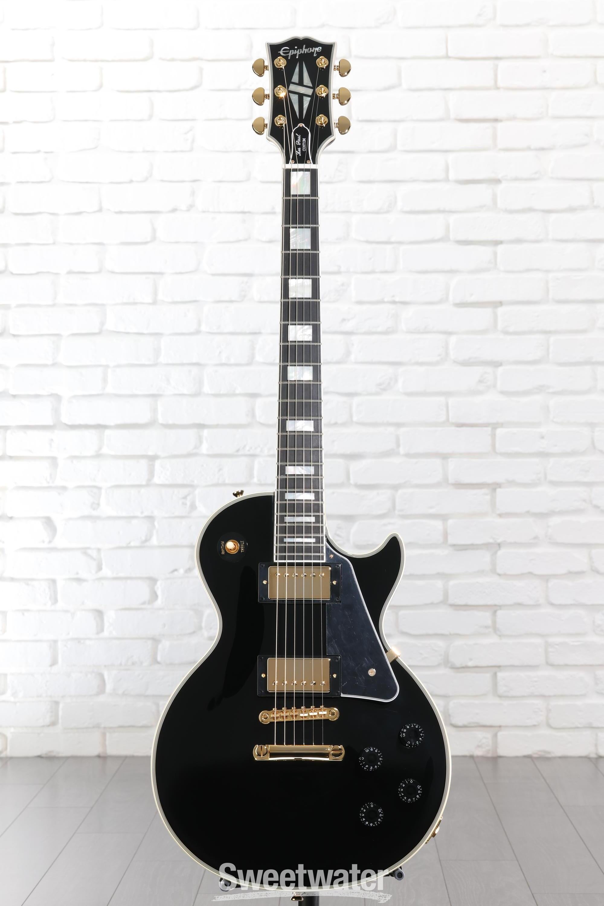 ギター Epiphone Les Paul Custom Epiphone Inspired by Gibson Custom Les Paul Custom Electric Guitar