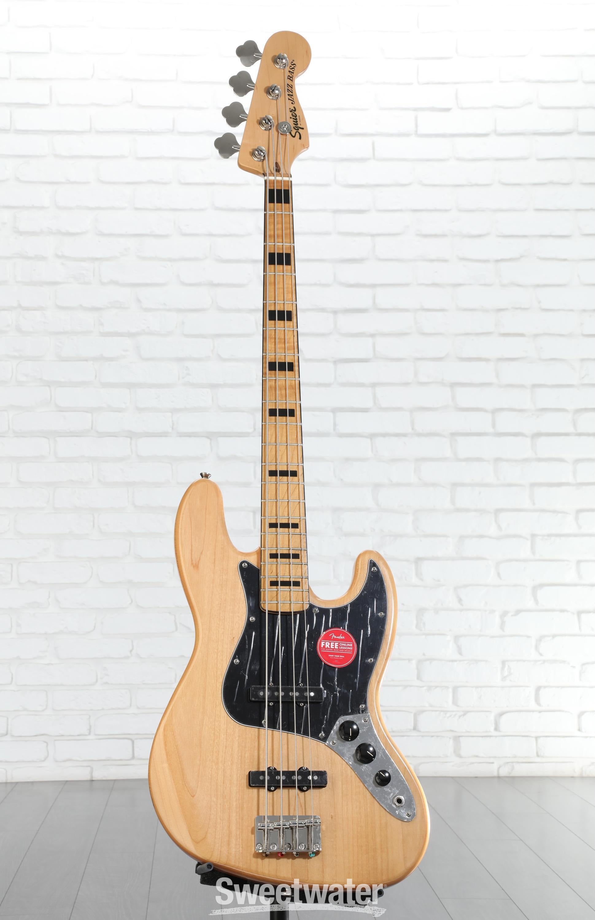 Squier Classic Vibe '70s Jazz Bass - Natural | Sweetwater