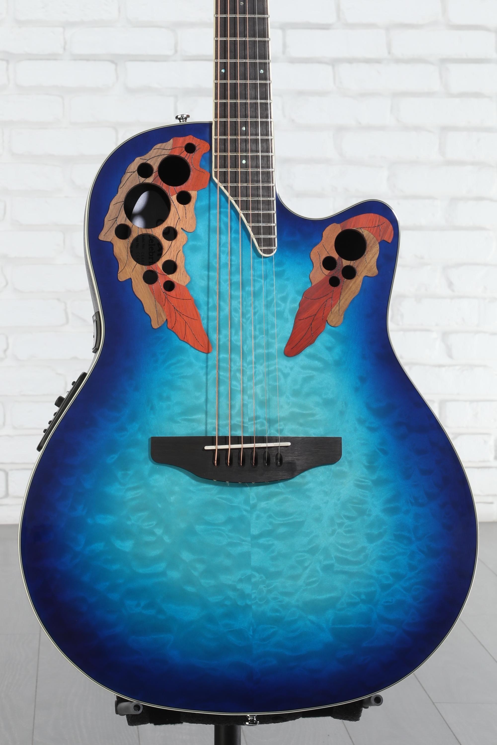 ギター Ovation CE48P RG Amazon.com: Ovation Celebrity Collection 6 String Acoustic