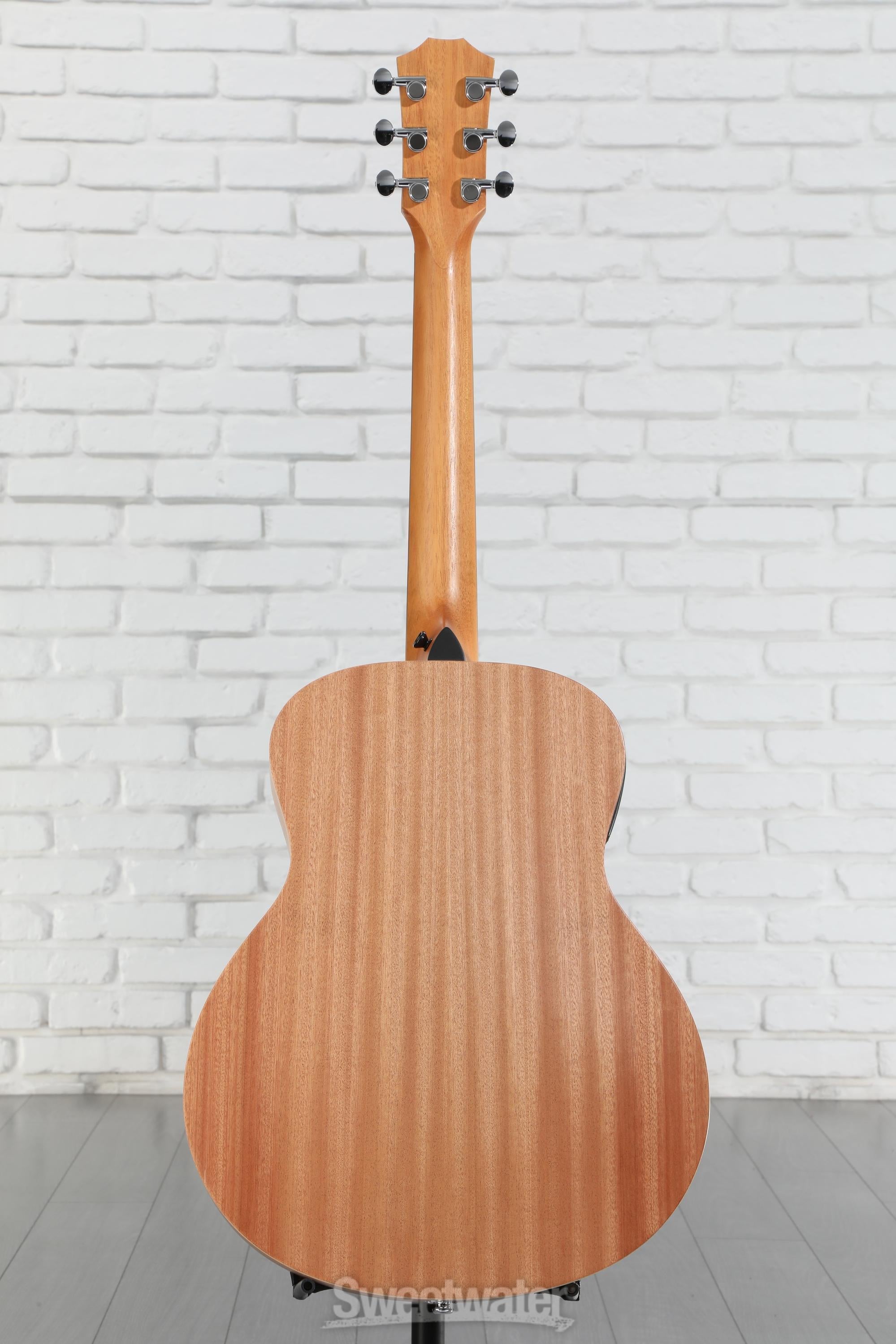 Taylor GS Mini-e Mahogany Acoustic-electric Guitar - Natural with Black Pickguard