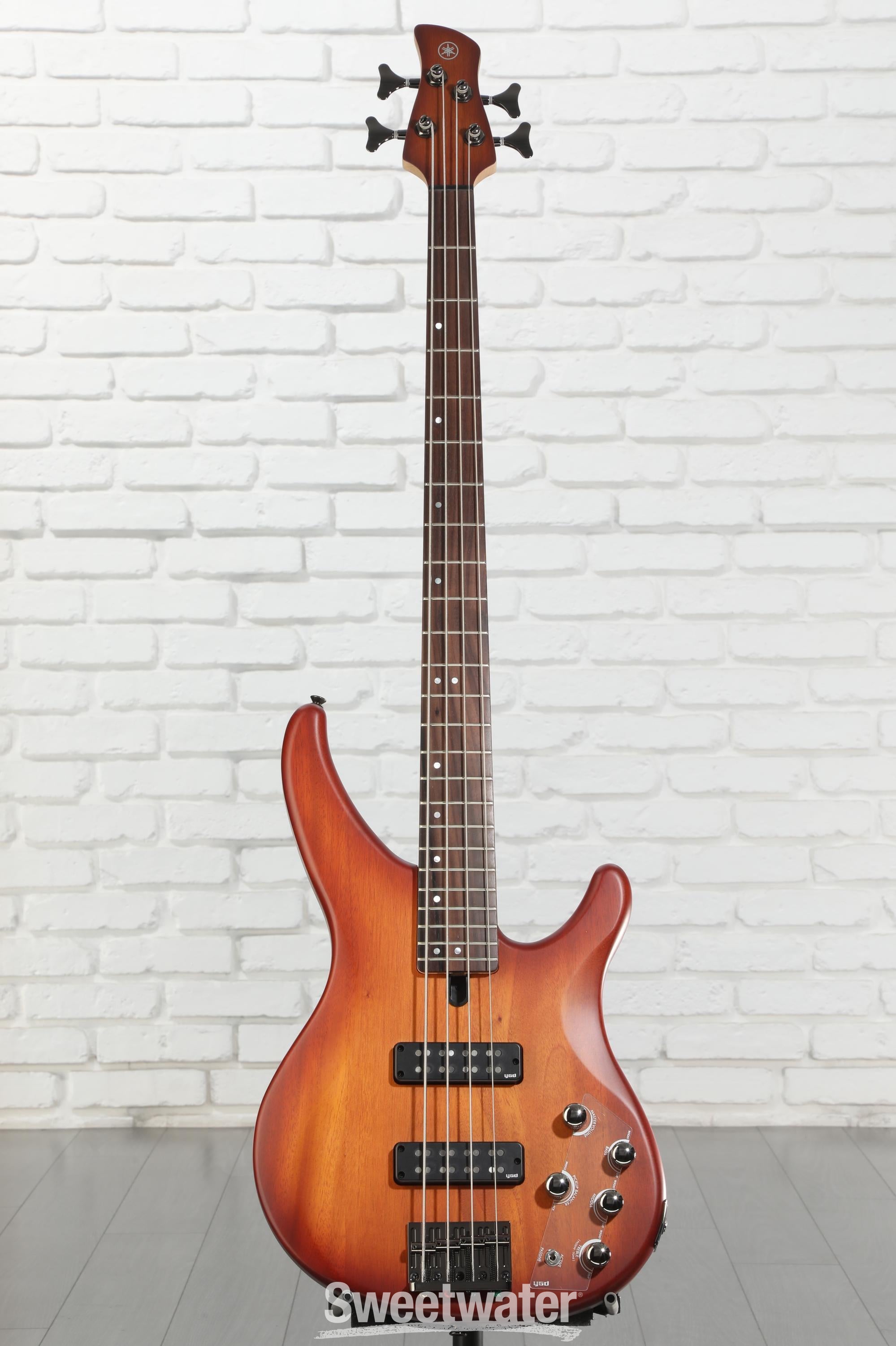 Yamaha TRBX504 4-string Bass Guitar - Brick Burst | Sweetwater