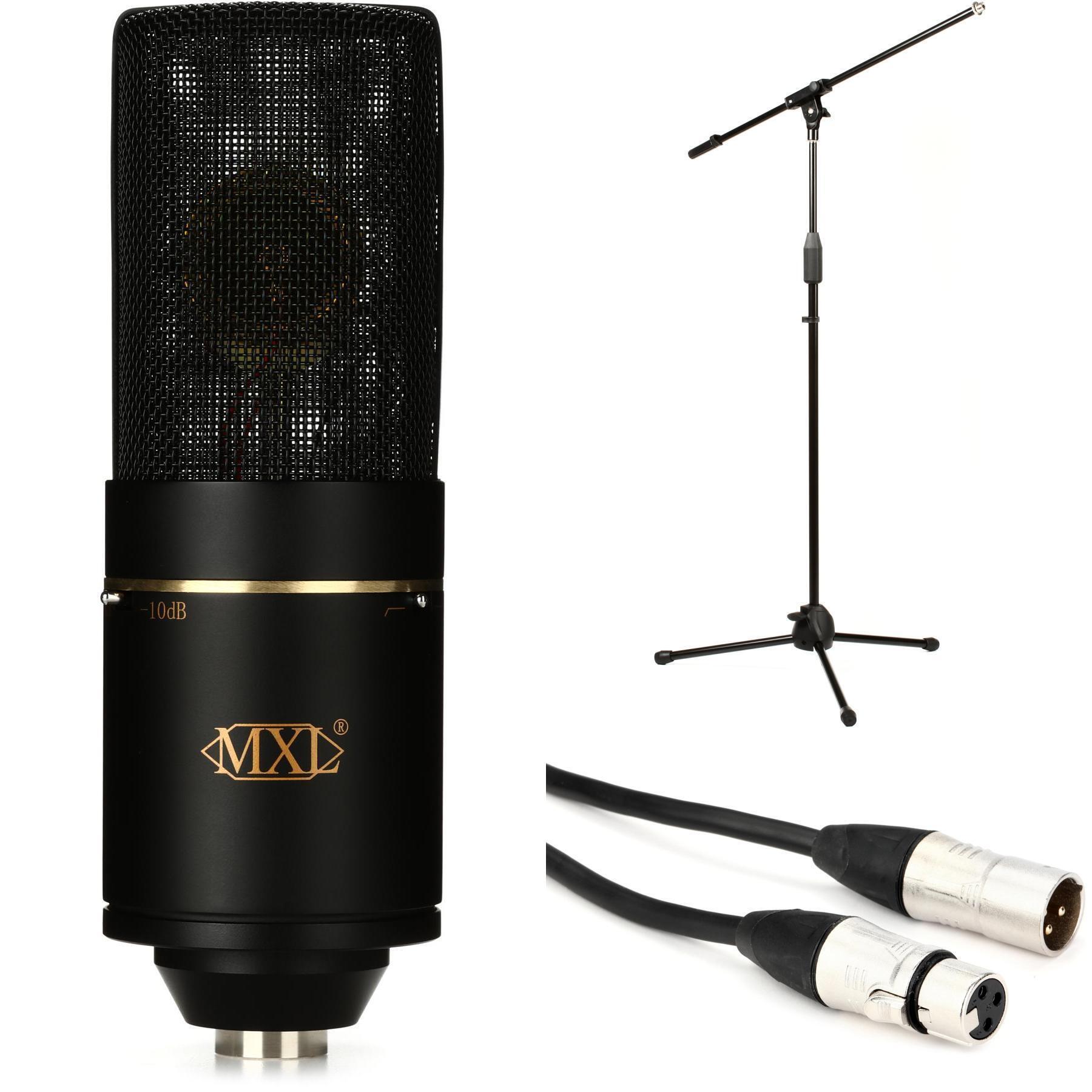 MXL 770X Multi-pattern Condenser Microphone with Stand and Cable