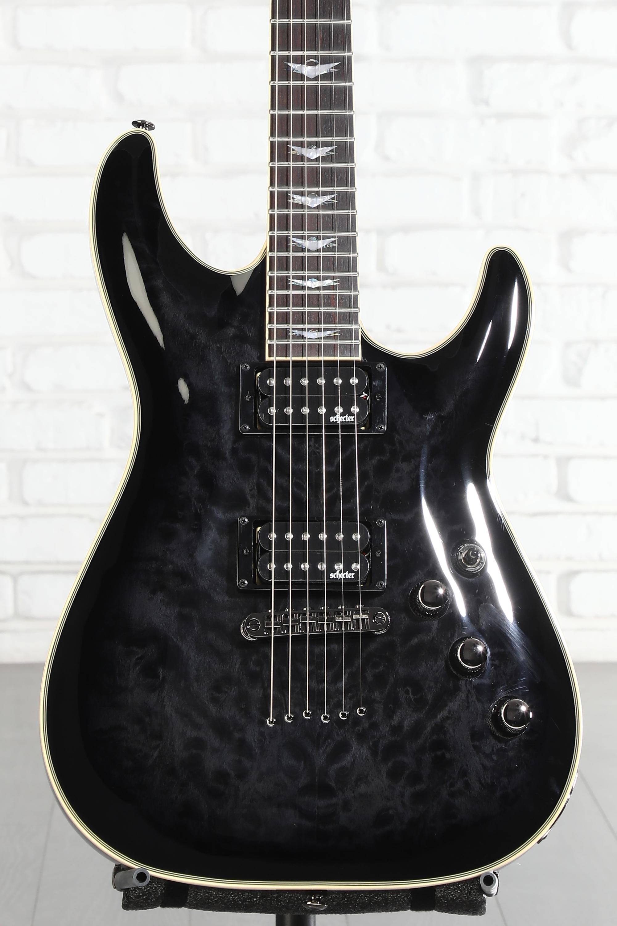 Schecter Omen Extreme-6 Electric Guitar - See-Thru Black | Sweetwater