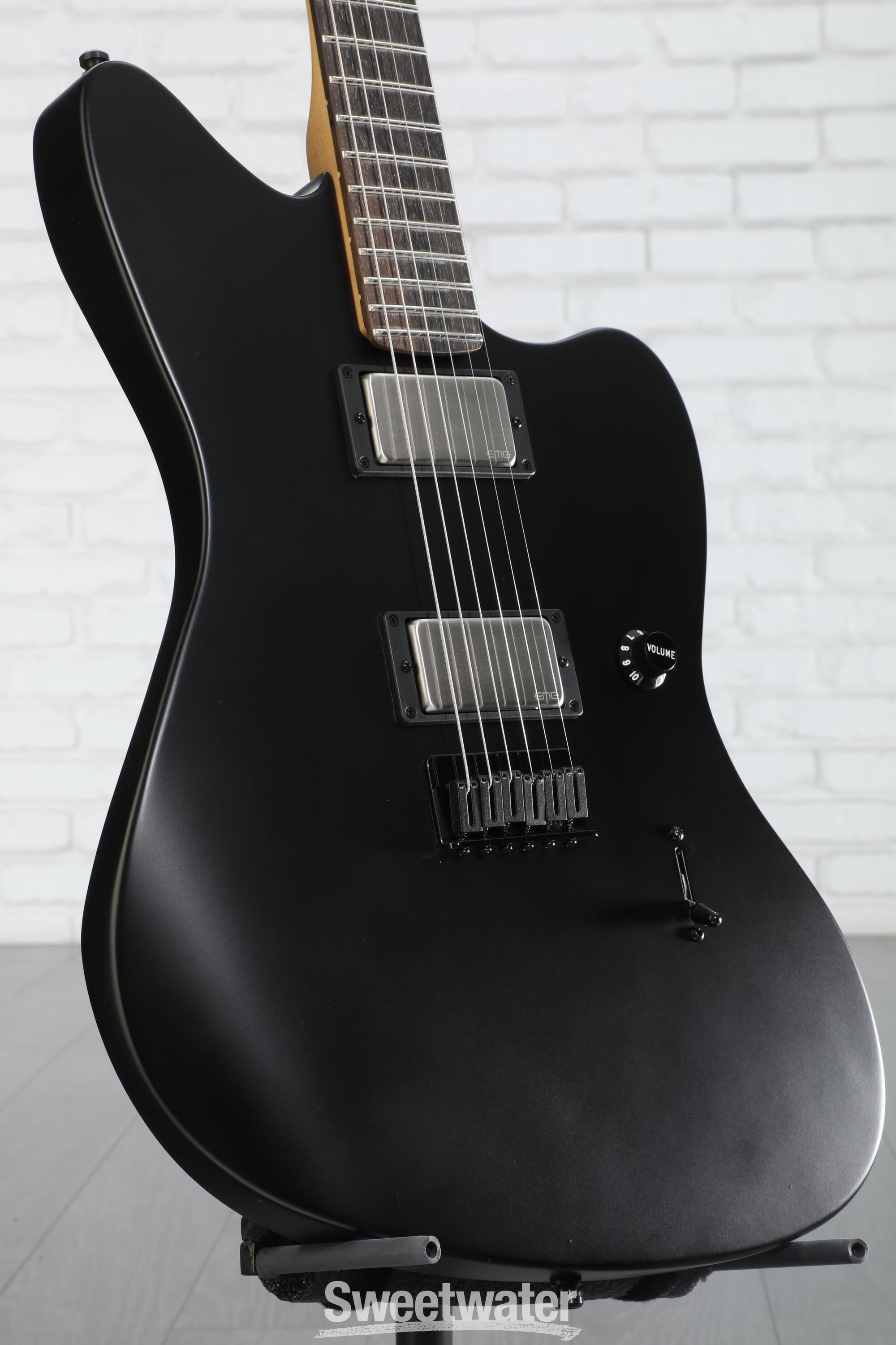 Fender Jim Root Jazzmaster - Flat Black with Ebony Fingerboard