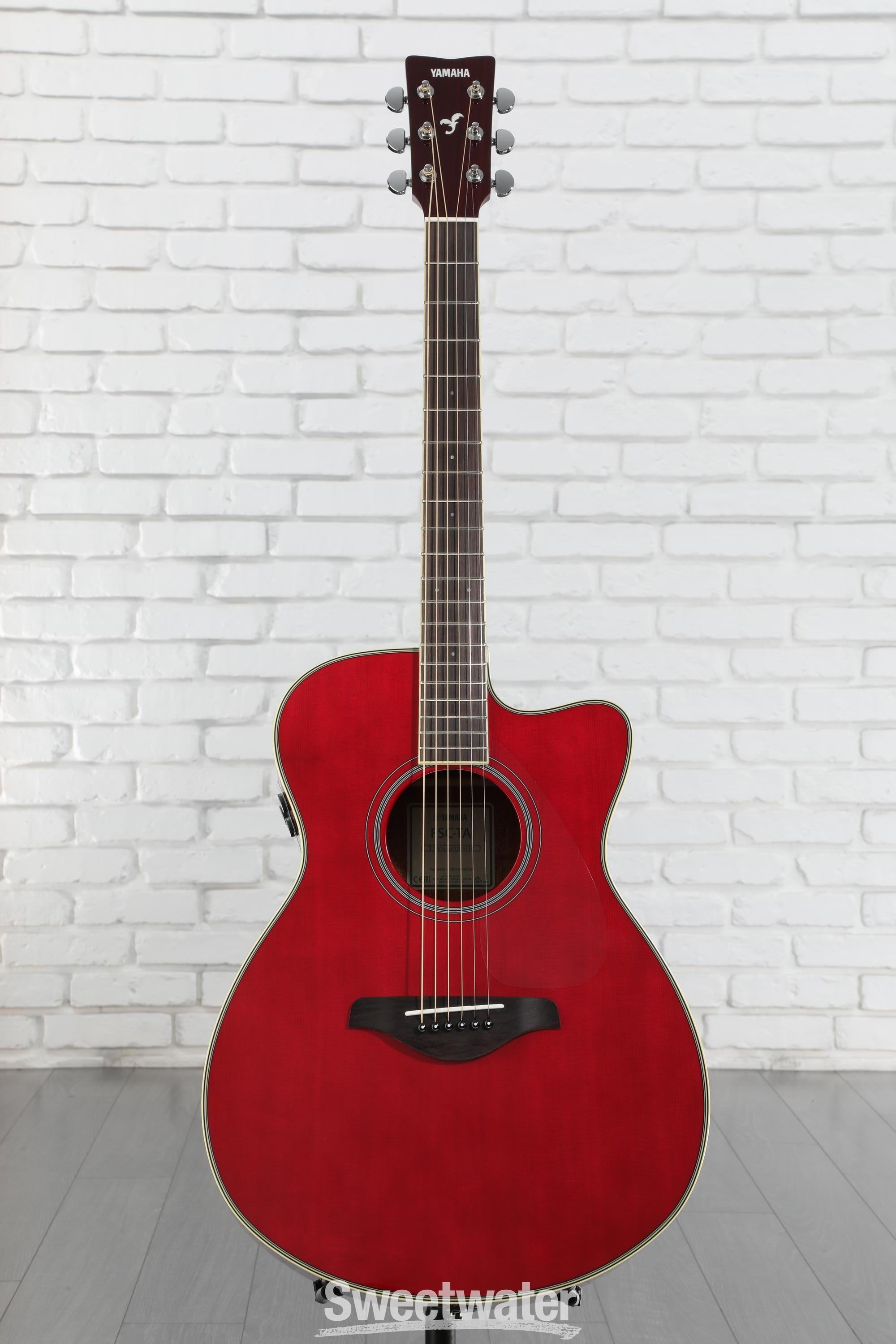 ギター YAMAHA FS-TA RED Yamaha FS-TA TransAcoustic Concert Acoustic-electric Guitar