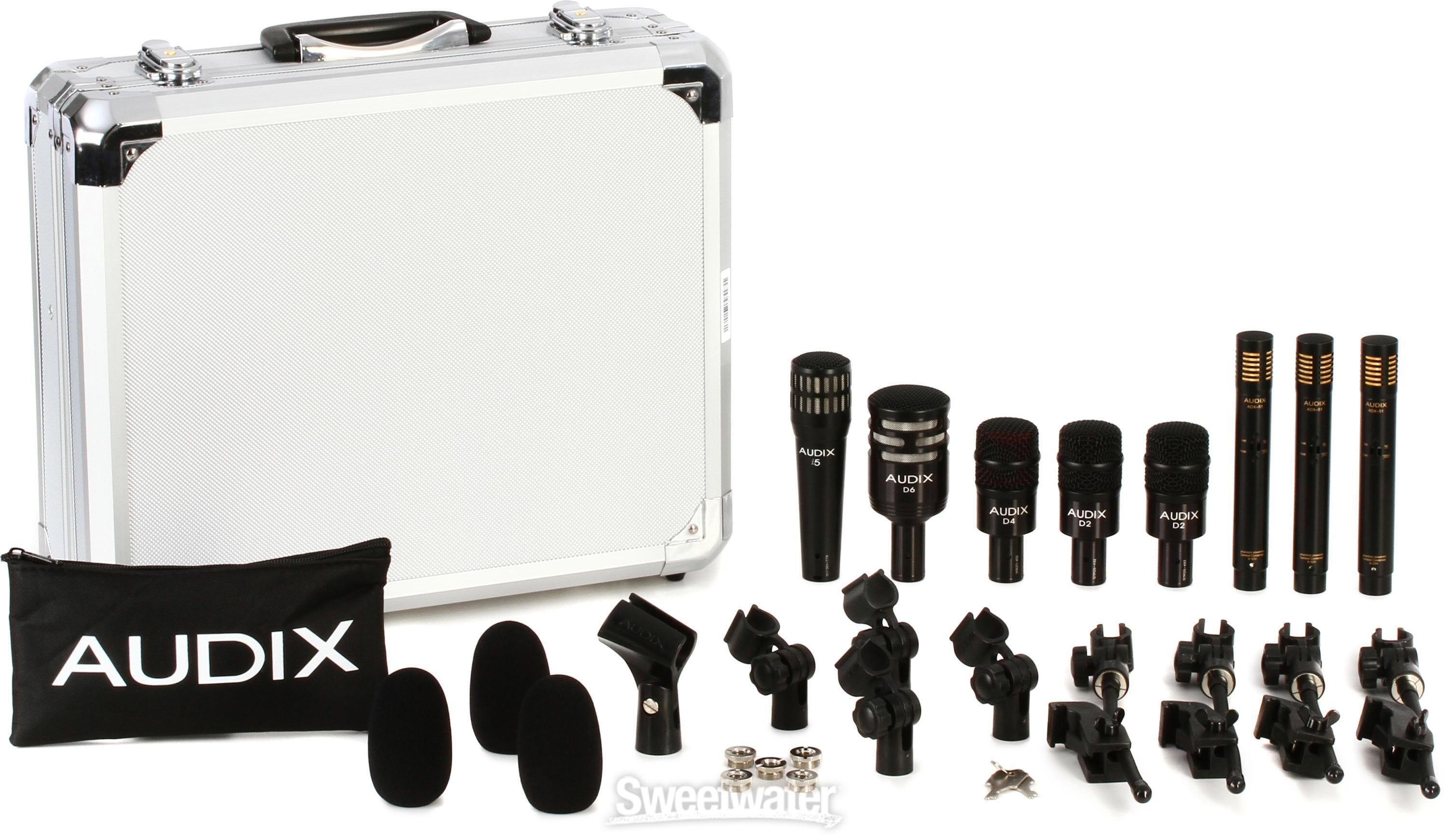 Audix DP7 Plus Bundle 8-Piece Drum Microphone Package - Sweetwater Exclusive