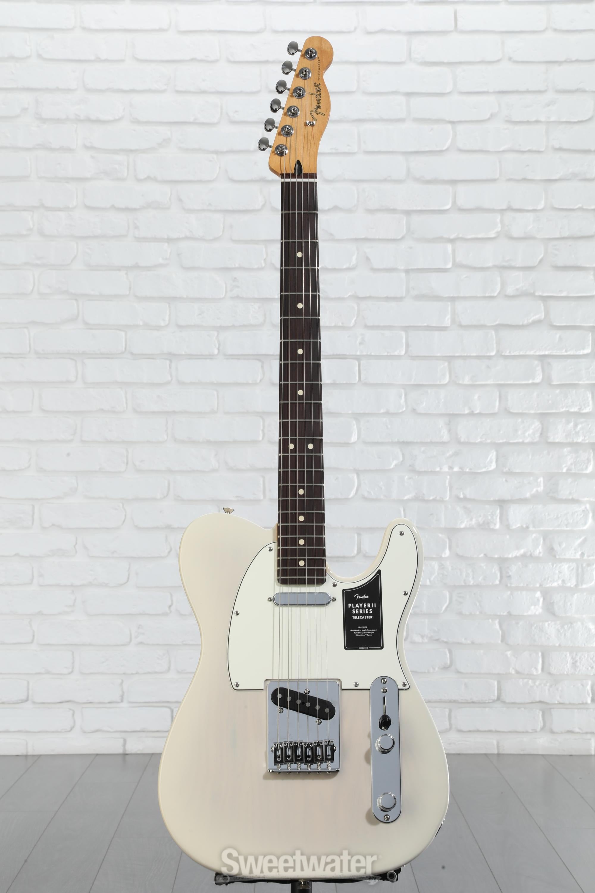 Fender Player II Telecaster Electric Guitar - White Blonde with Rosewood Fingerboard