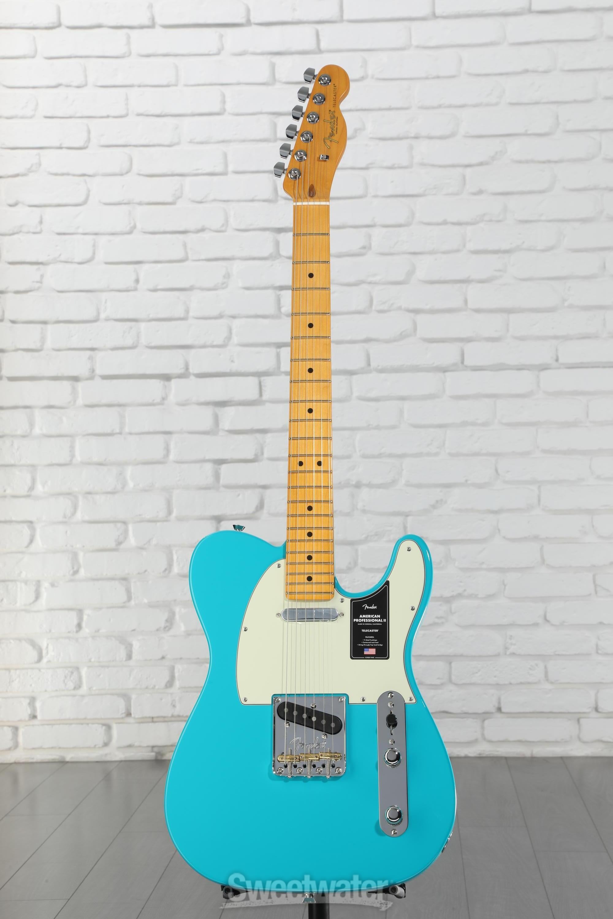 Fender American Professional II Telecaster - Miami Blue with Maple