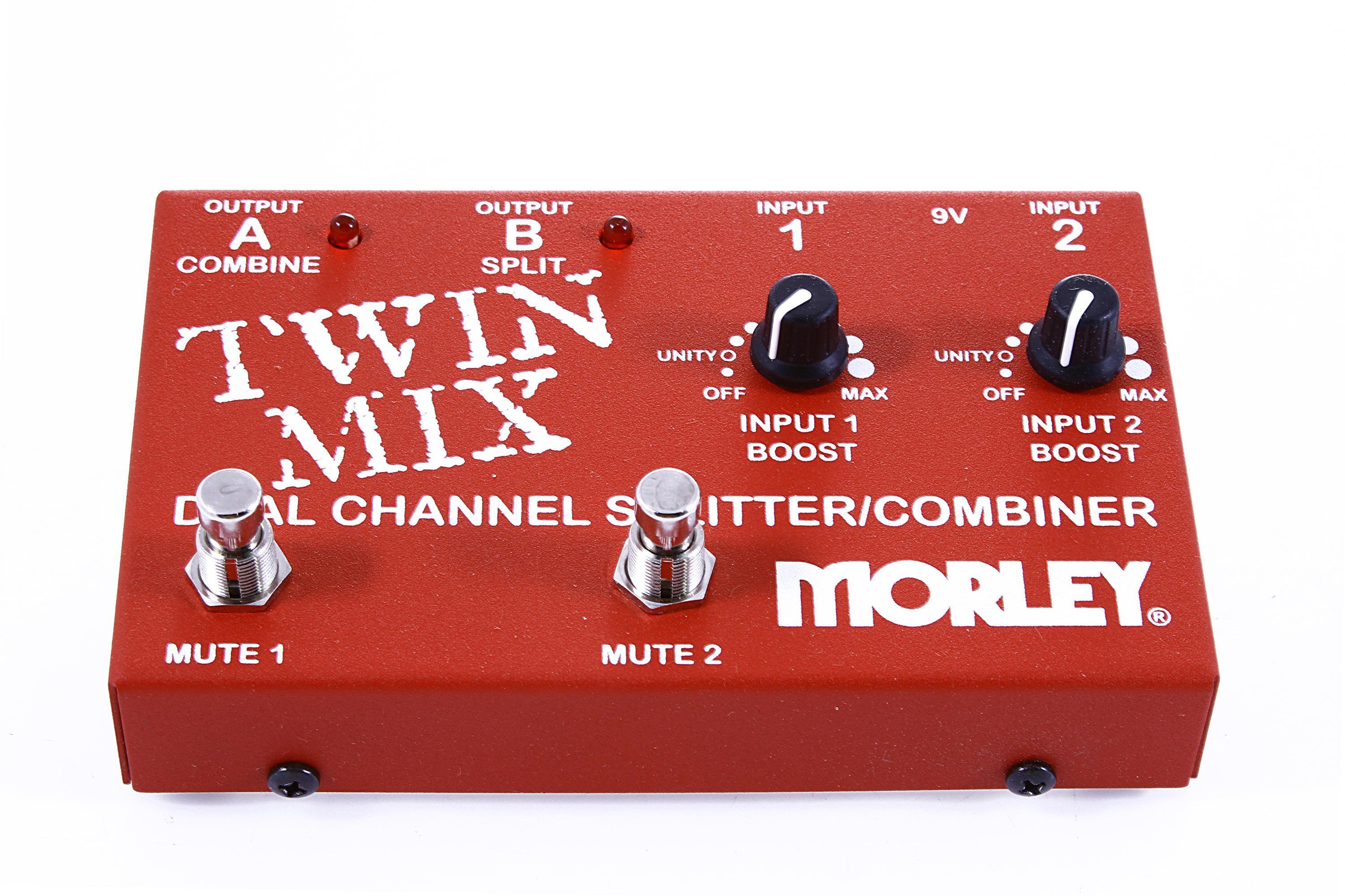 Morley Twin Mix Dual Channel Mixer/Combiner Pedal | Sweetwater
