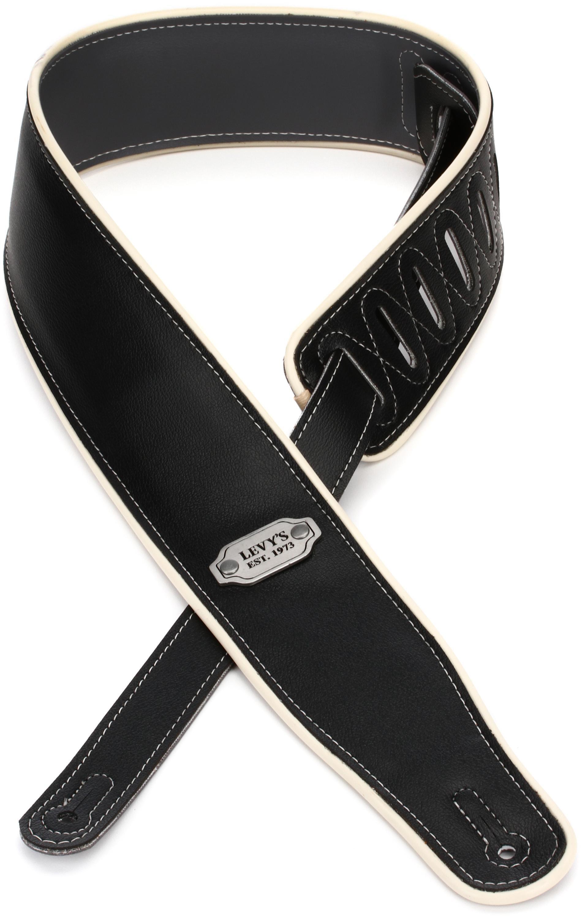 Levy's PM48NP3 Neoprene Guitar Strap - Black