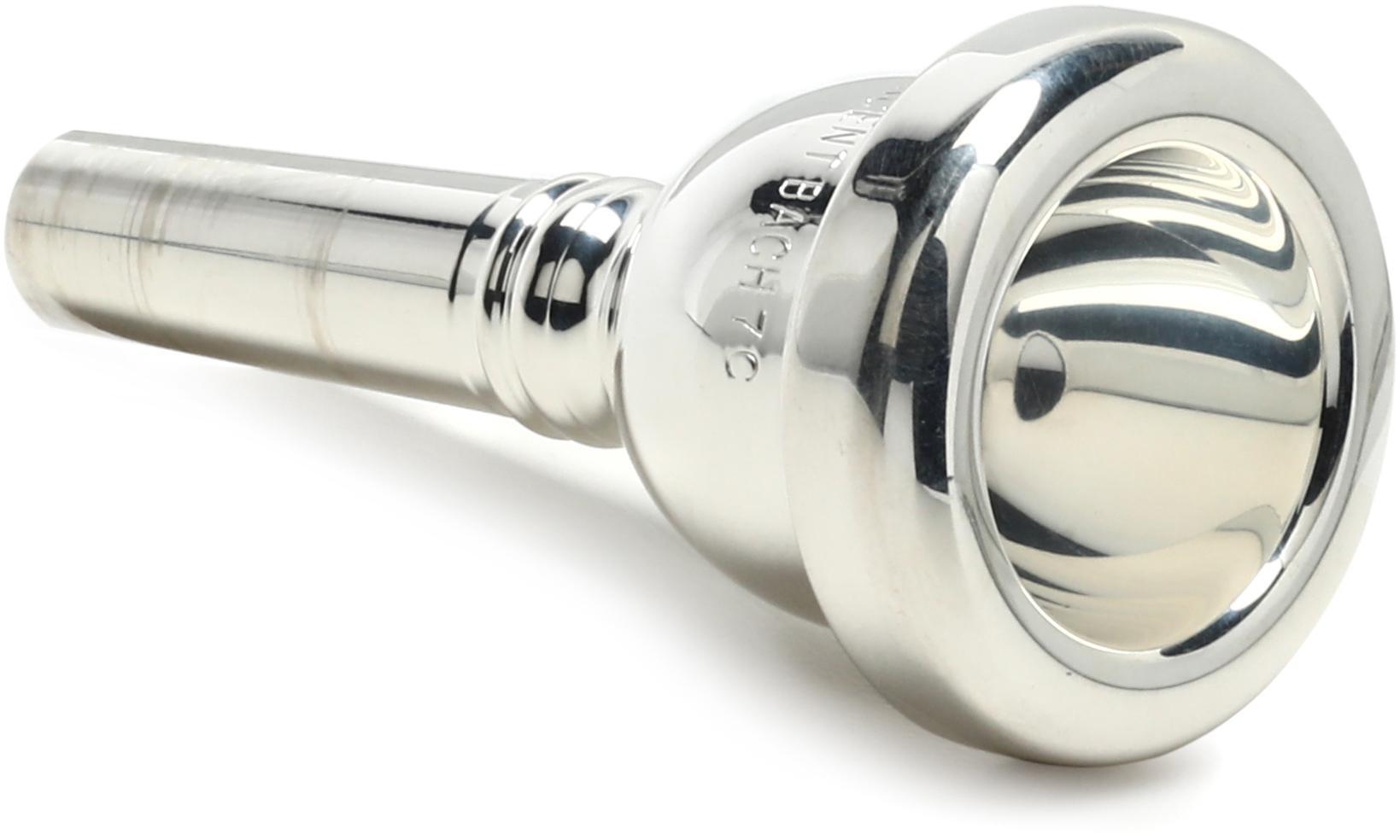 Bach 350 Classic Series Silver-plated Small Shank Trombone Mouthpiece - 7C  | Sweetwater