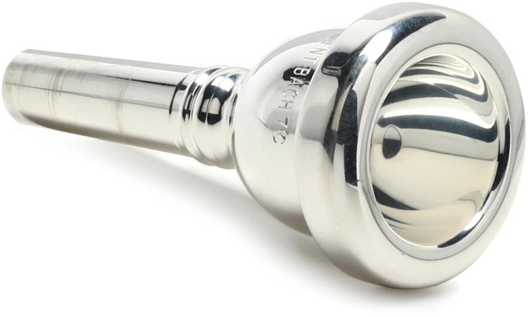 Bach 350 Classic Series Silver-plated Small Shank Trombone Mouthpiece - 7C