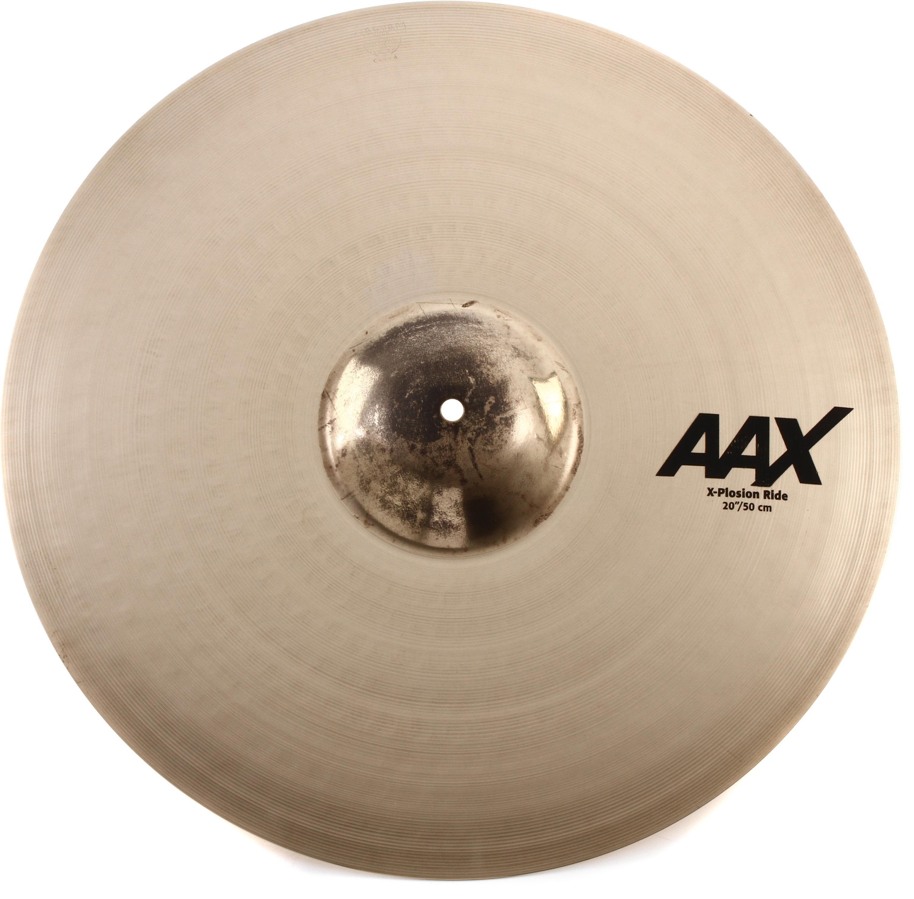 Sabian AAX 20 X-Plosion Ride Cymbal， Brilliant Finish (2201287XB)-