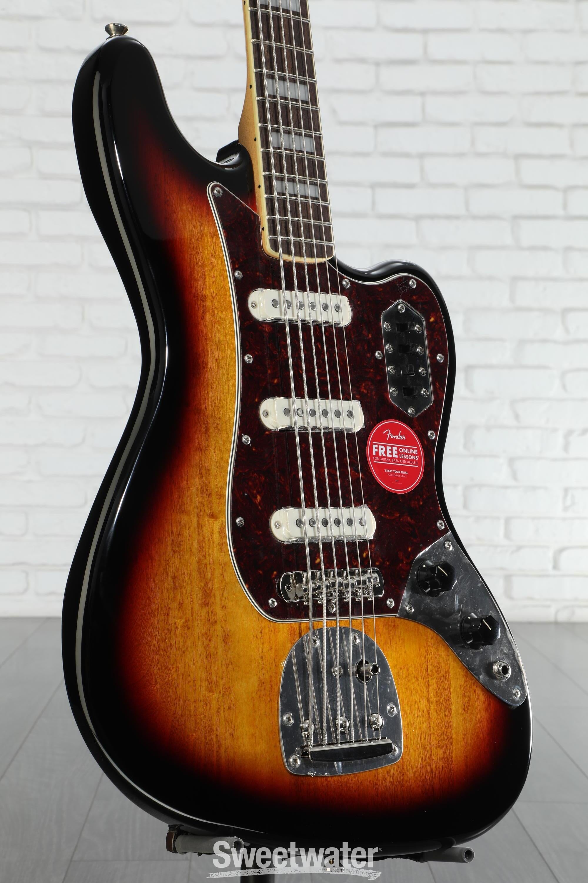 Squier Classic Vibe Bass VI Guitar - 3-tone Sunburst
