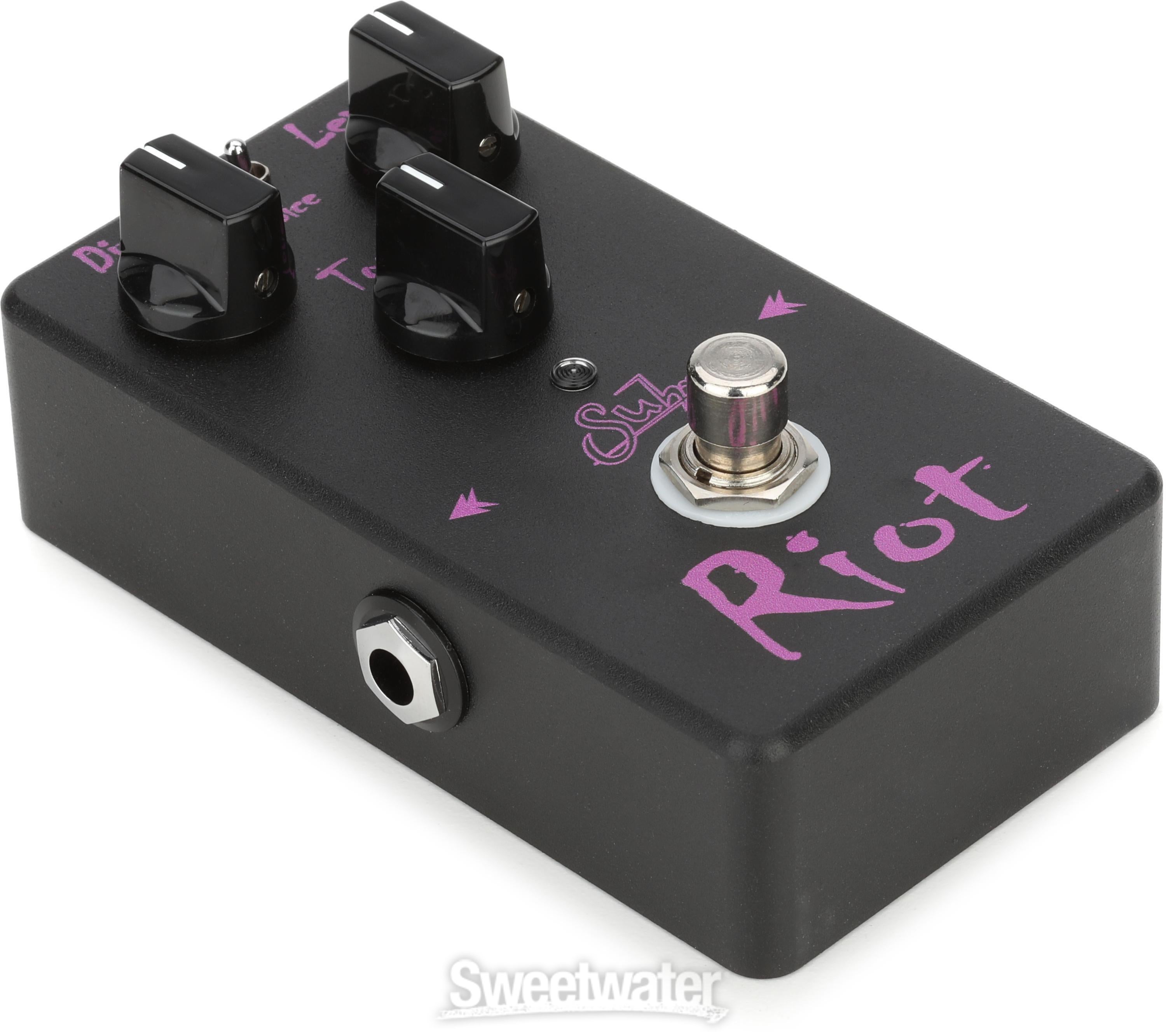 Suhr Riot Distortion Pedal - Black | Sweetwater