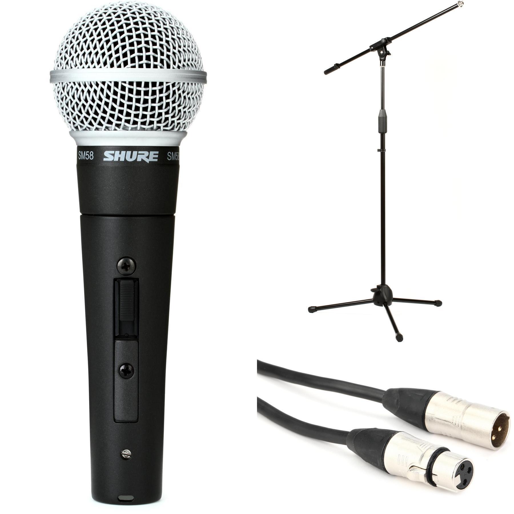 Shure SM58S Cardioid Dynamic Vocal Microphone with On/Off Switch 