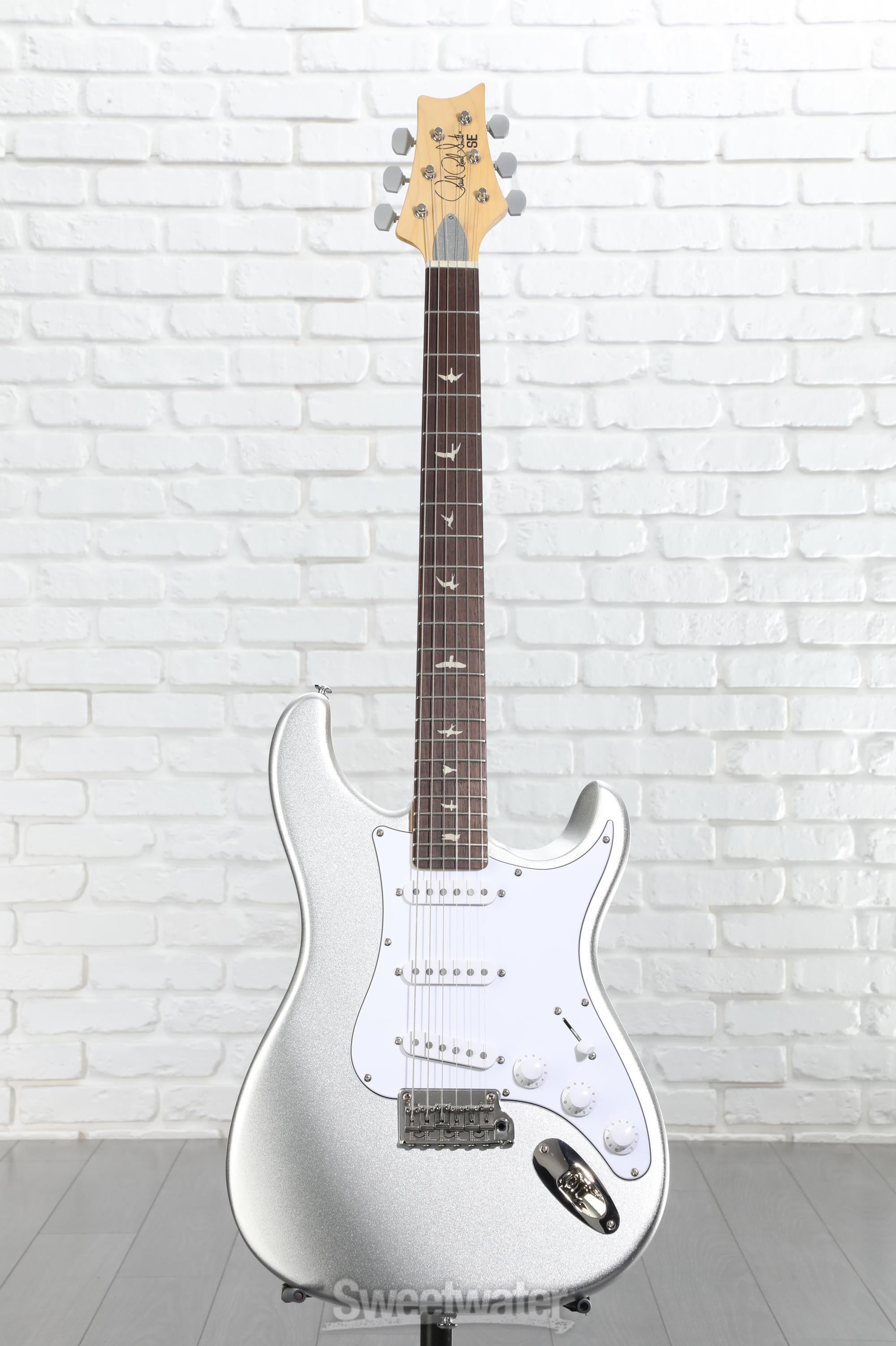 ギター PRS SE SilverSky PRS SE Silver Sky Electric Guitar - Platinum Spark, Sweetwater