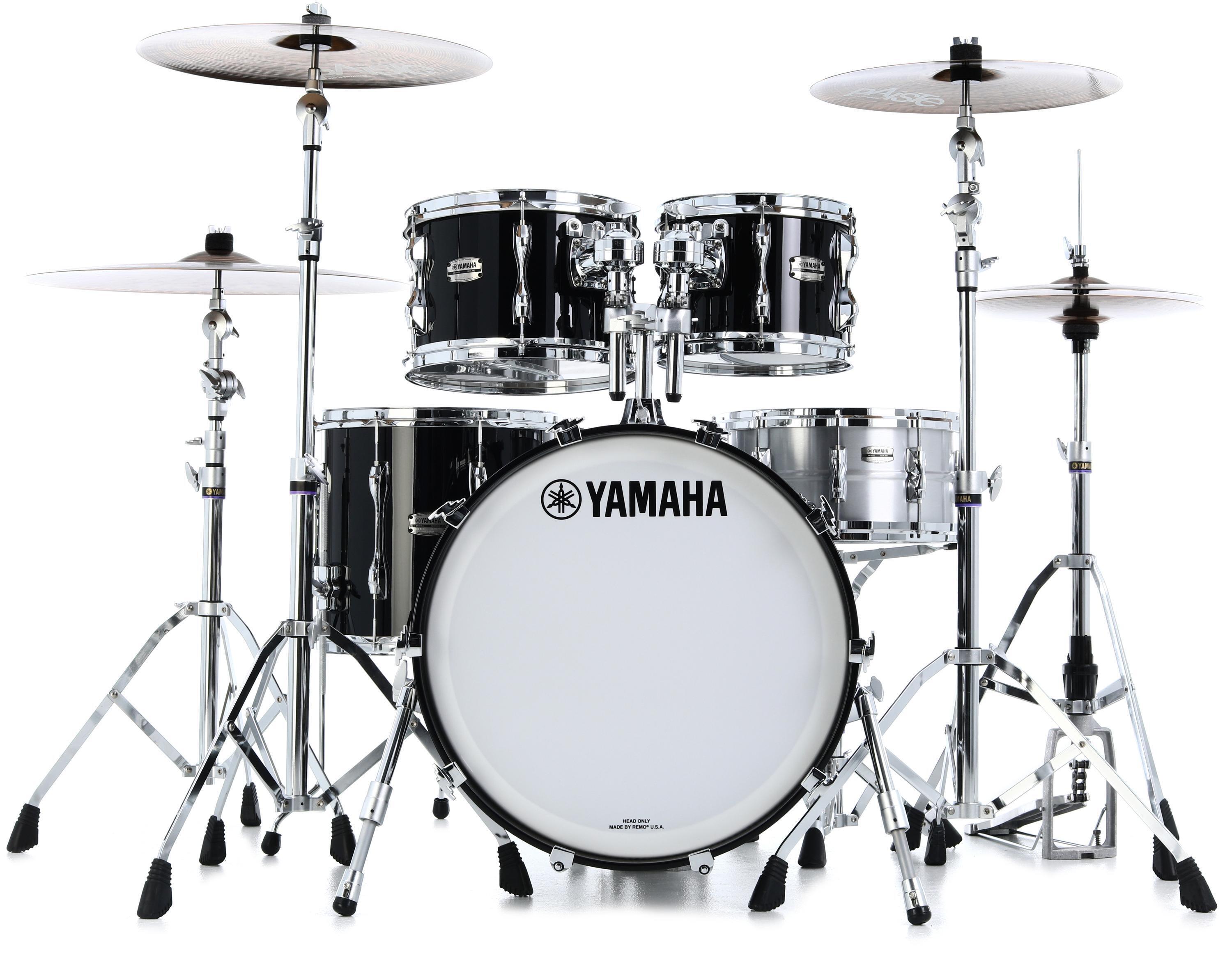 Yamaha RC0F40J Recording Custom 4-piece Shell Pack - Solid Black