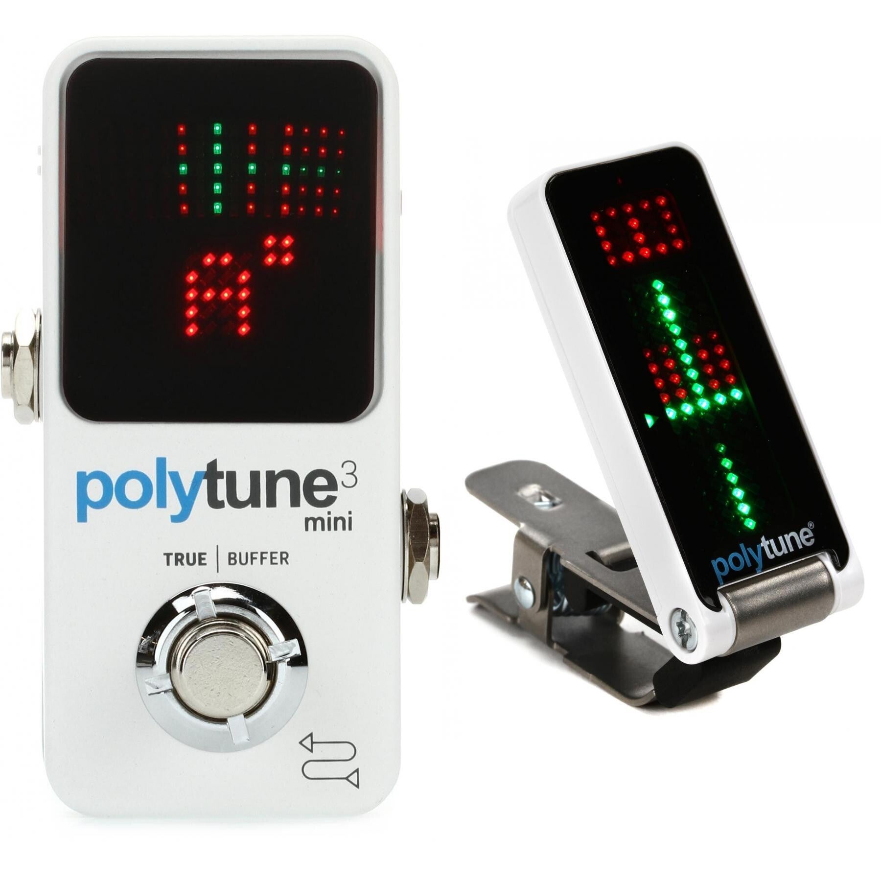 TC Electronic PolyTune 3 Mini Polyphonic Tuning Pedal Bundle