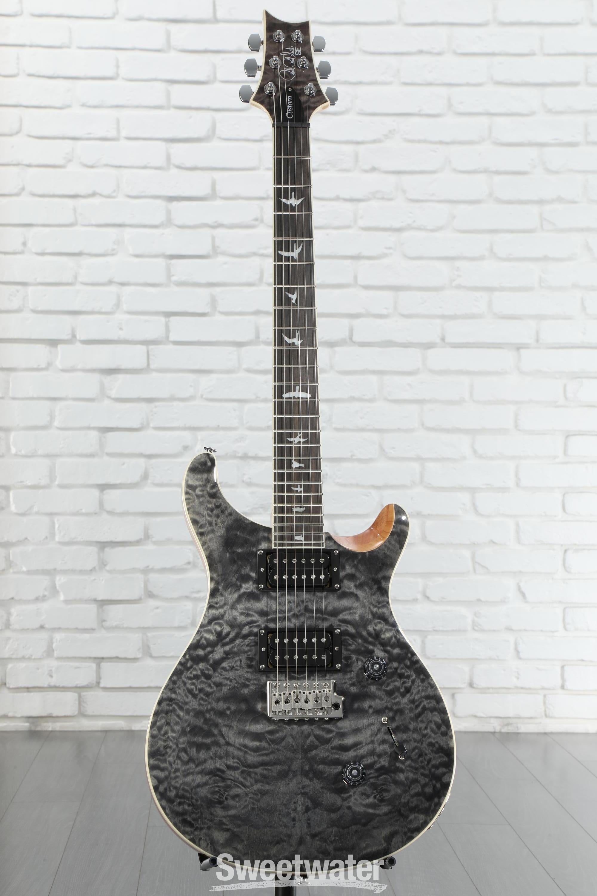 PRS SE Custom 24 Electric Guitar - Quilt Charcoal