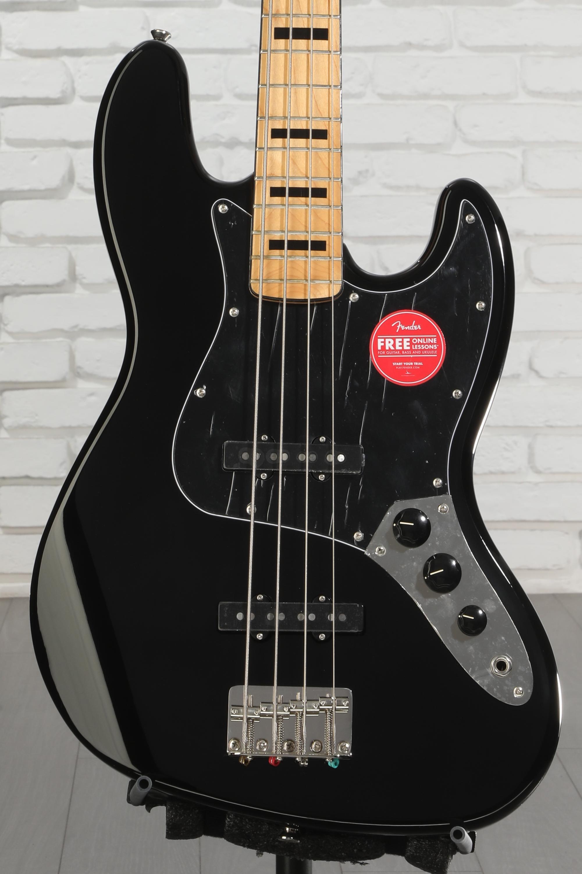 【即練習OK！Squier JAZZ BASSセット】ブラックカラー｜付属品多数 即練習OK！Squier JAZZ BASSセット】ブラックカラー｜付属品多数 即