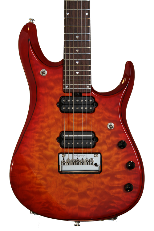 Ernie Ball Music Man John Petrucci BFR 7 - Cherry Burst Quilt