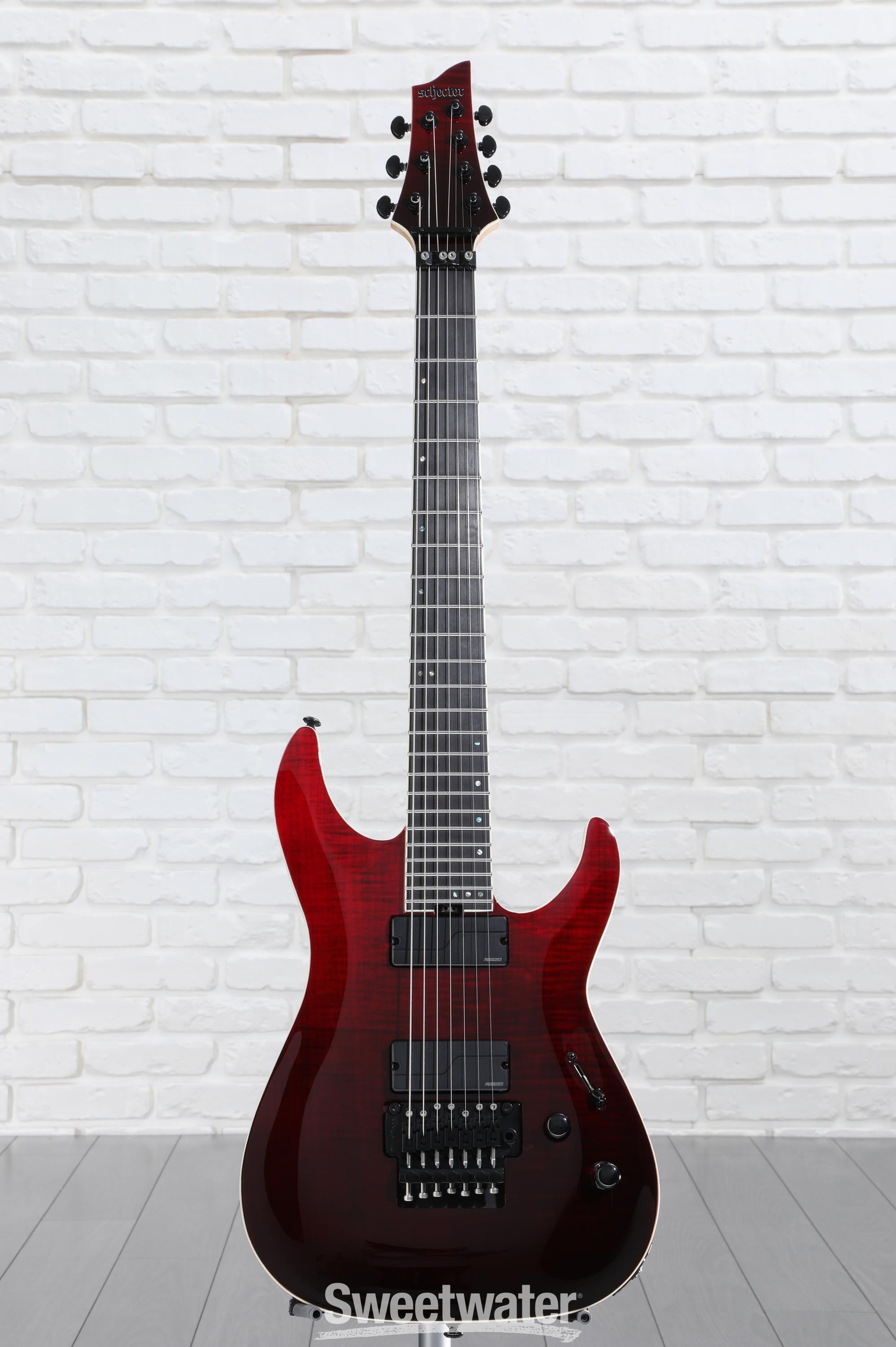 Schecter C-7 FR SLS Elite Electric Guitar - Blood Burst