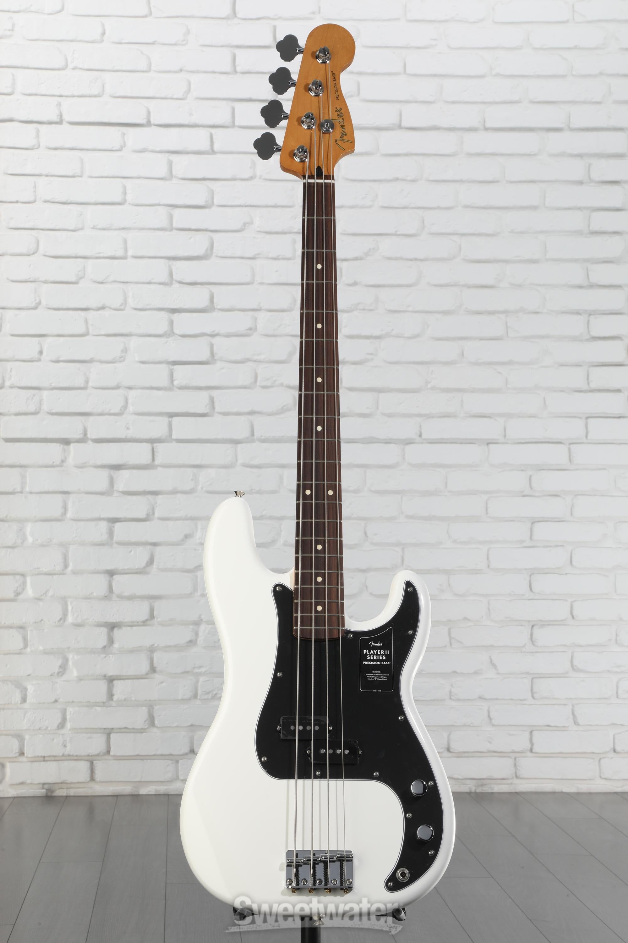 Fender Player II Precision Bass - Polar White | Sweetwater