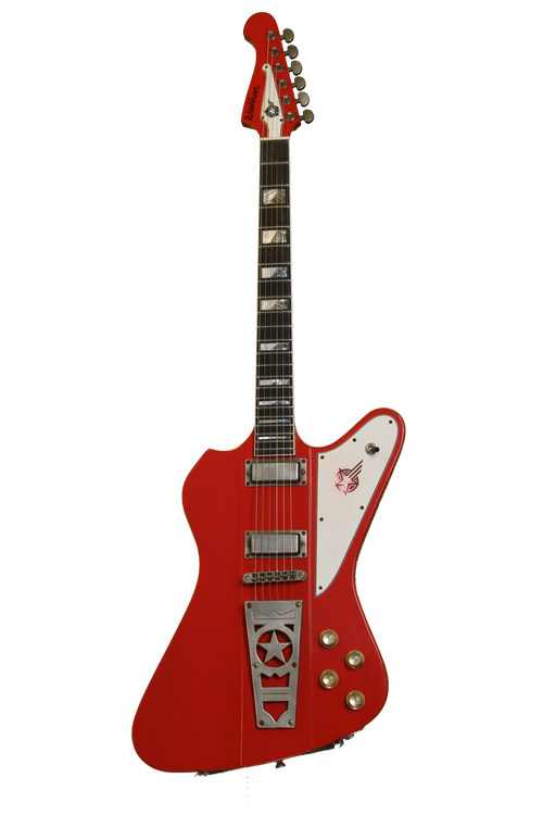Washburn Paul Stanley Signature Time Traveler - Cardinal Red
