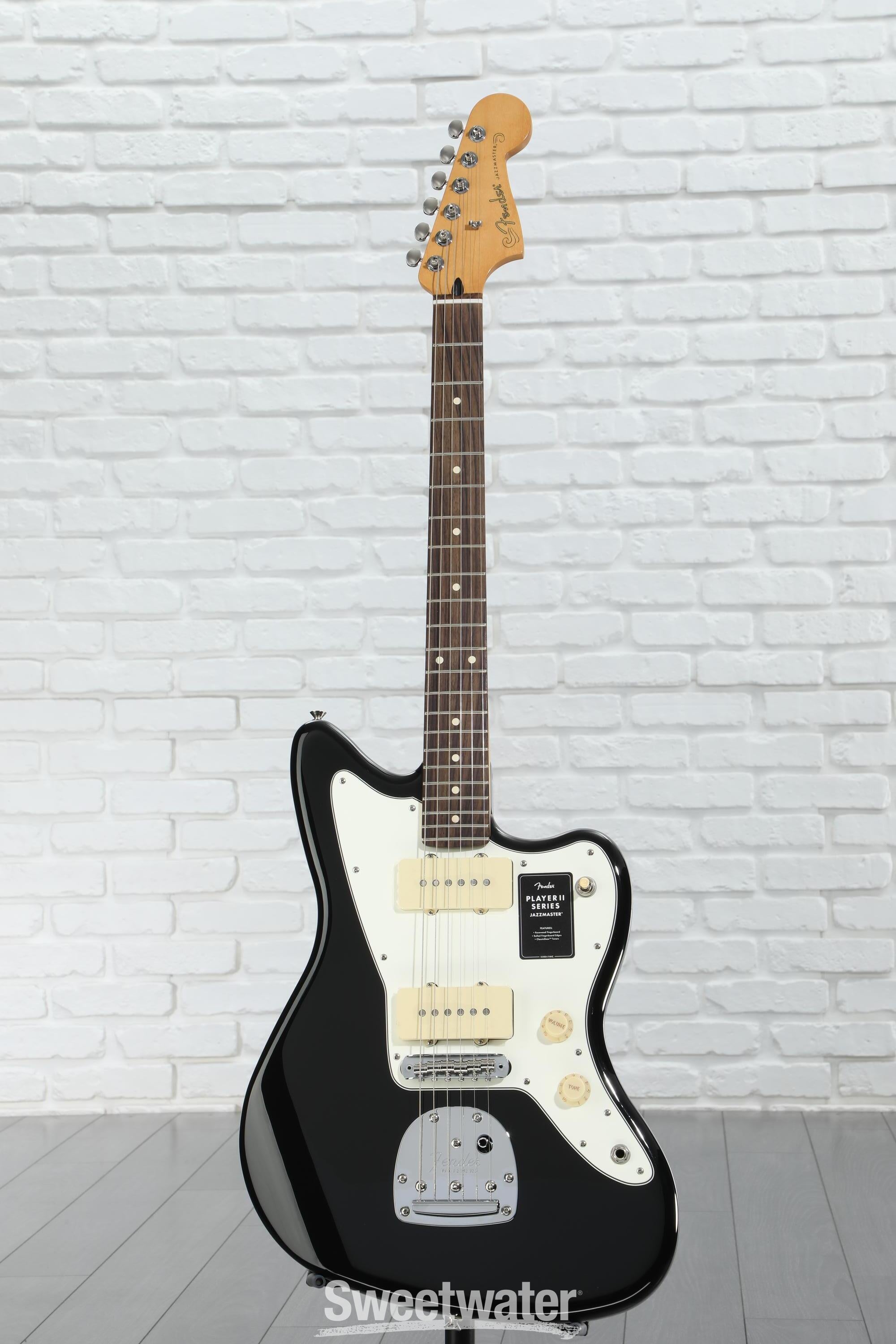 Fender Player Jazzmaster Black w/Matching Headcap, Pure