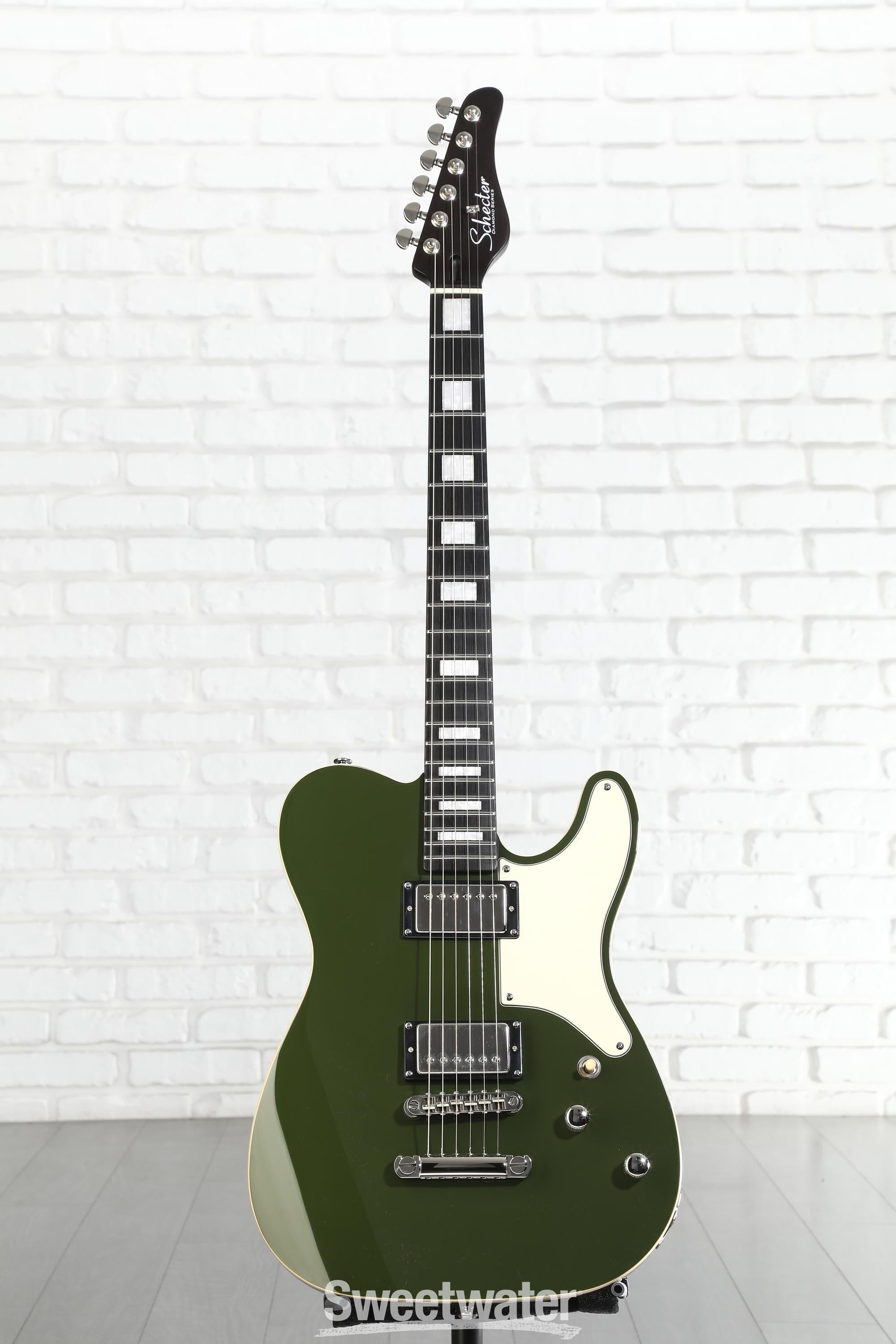 Schecter Jack Fowler PT Signature Electric Guitar - Drab Green