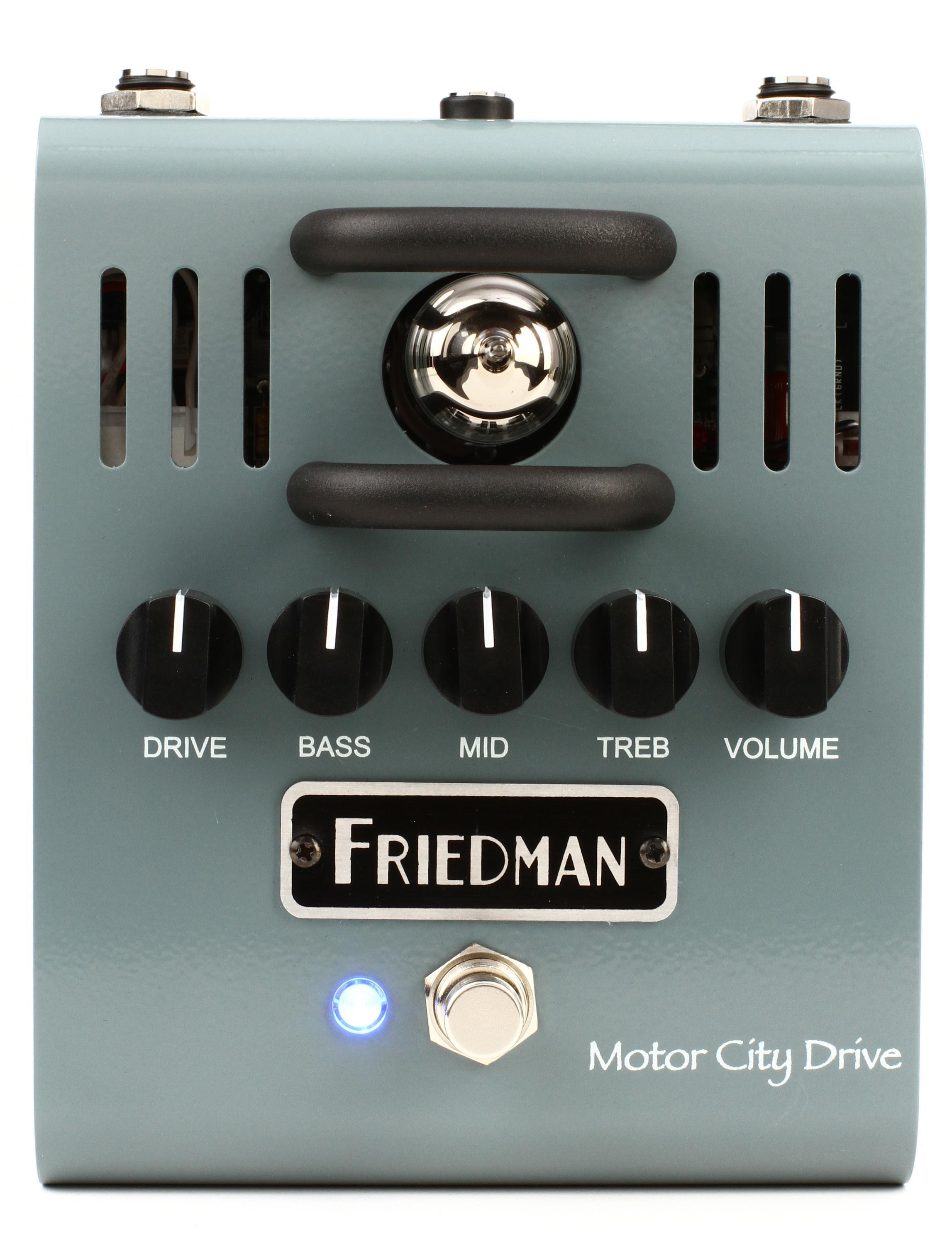 Friedman Motor City Drive - 12AX7 Tube Overdrive Pedal | Sweetwater