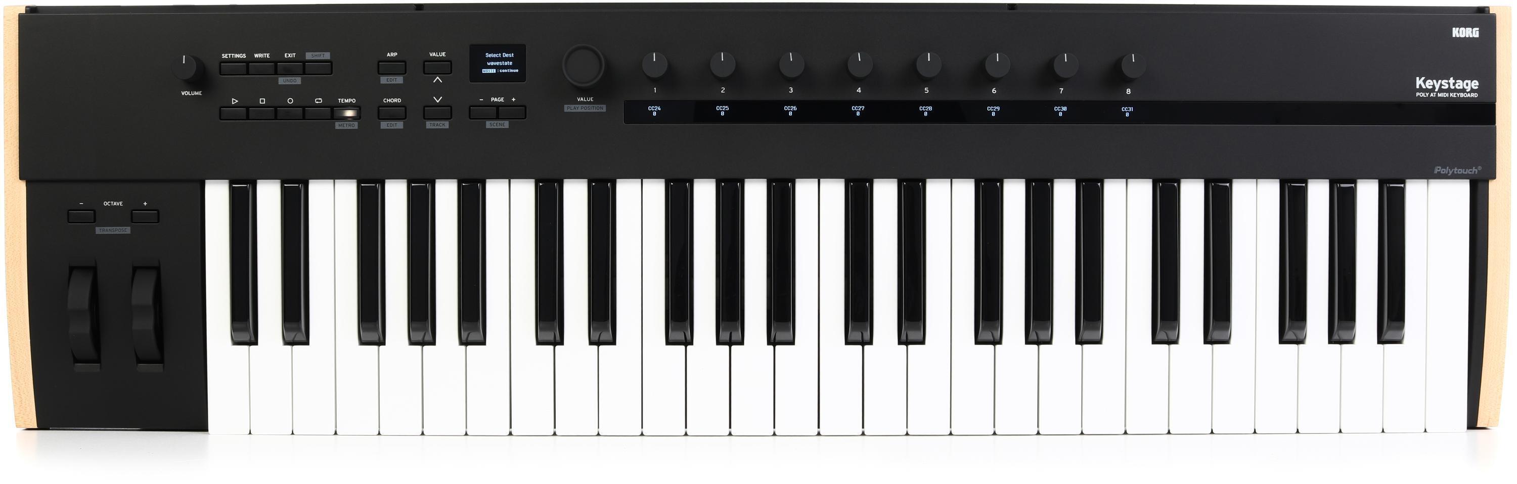 Bundled Item: Korg Keystage 49-key MIDI Keyboard Controller