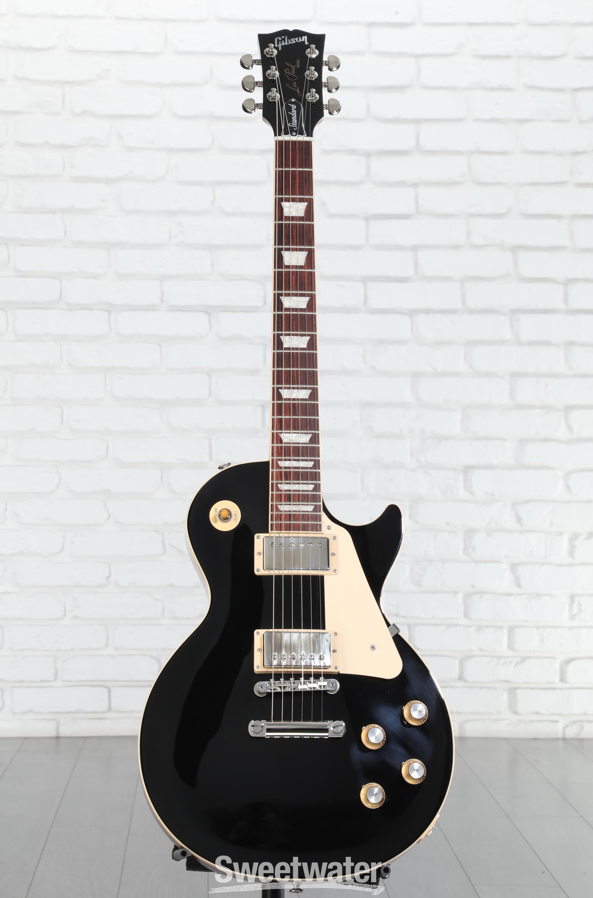 Gibson Les Paul Standard '60s Plain Top Electric Guitar - Ebony
