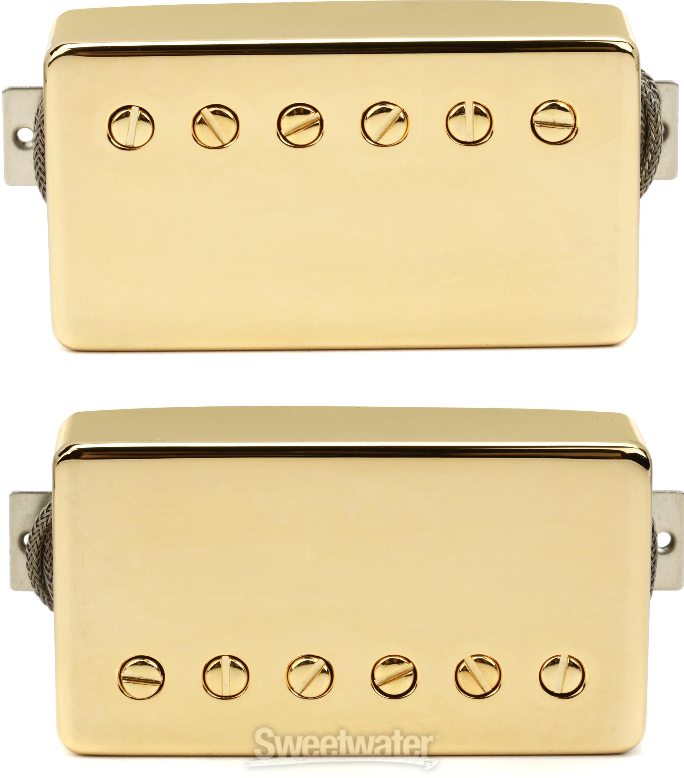 Gibson Accessories Custombucker Humbucker Pickup Matched Set - Gold
