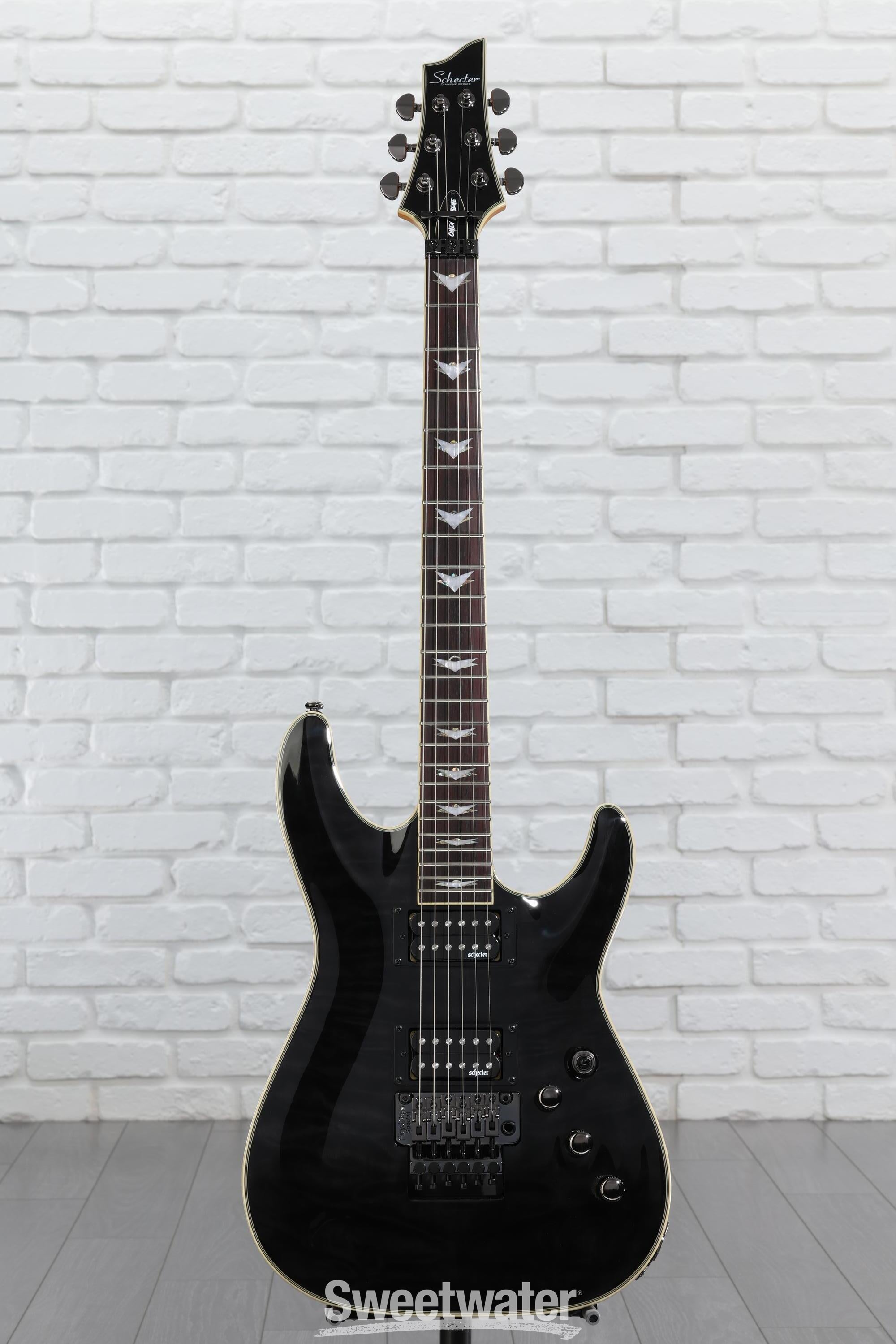 Schecter Omen Extreme-6 FR Electric Guitar - See-Thru Black