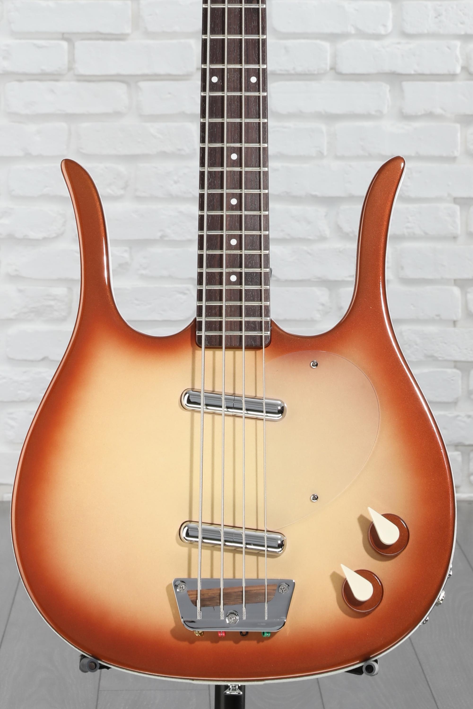 Danelectro Longhorn Bass Guitar - Copper Burst | Sweetwater