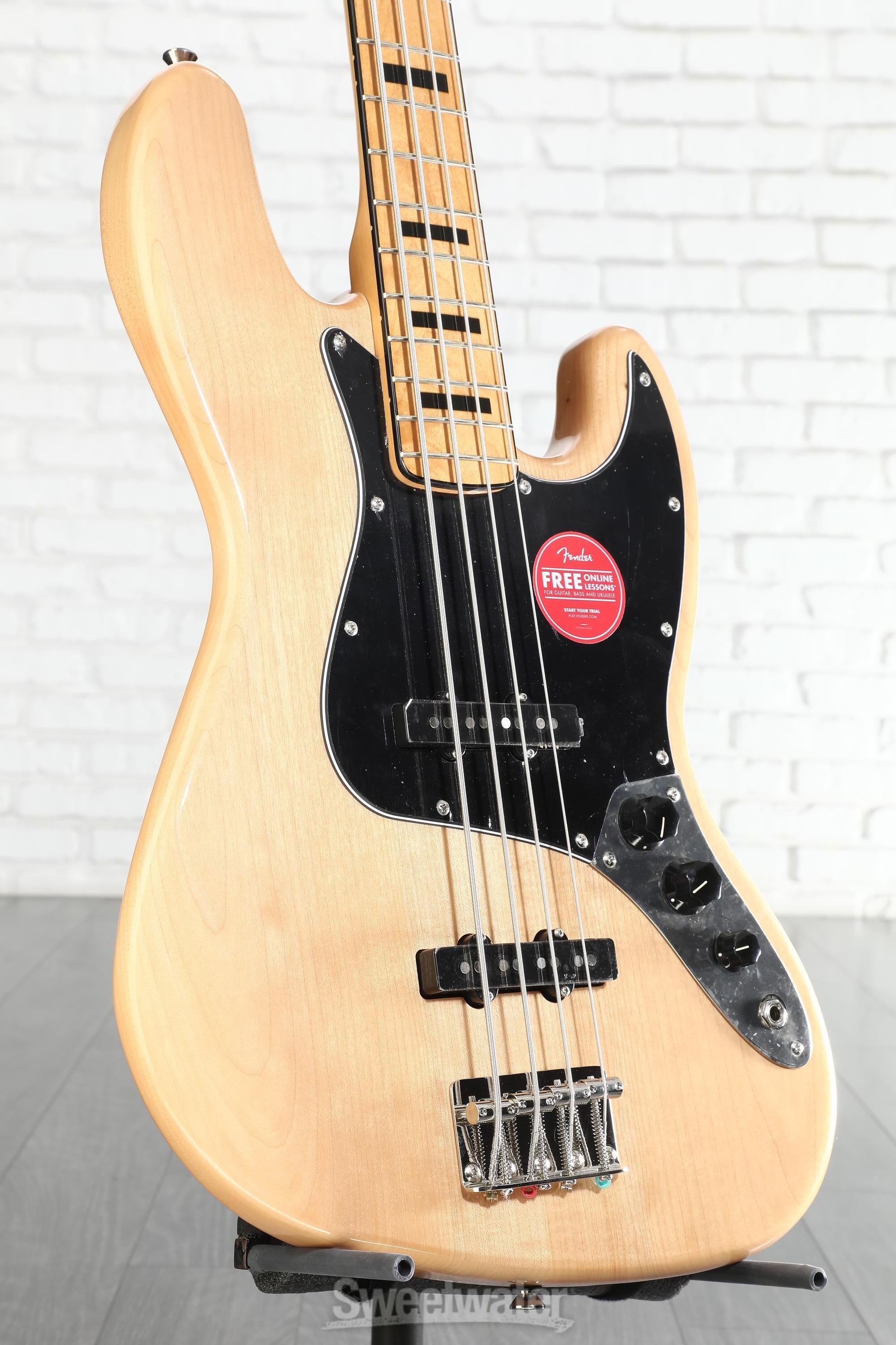 Squier Classic Vibe '70s Jazz Bass - Natural | Sweetwater