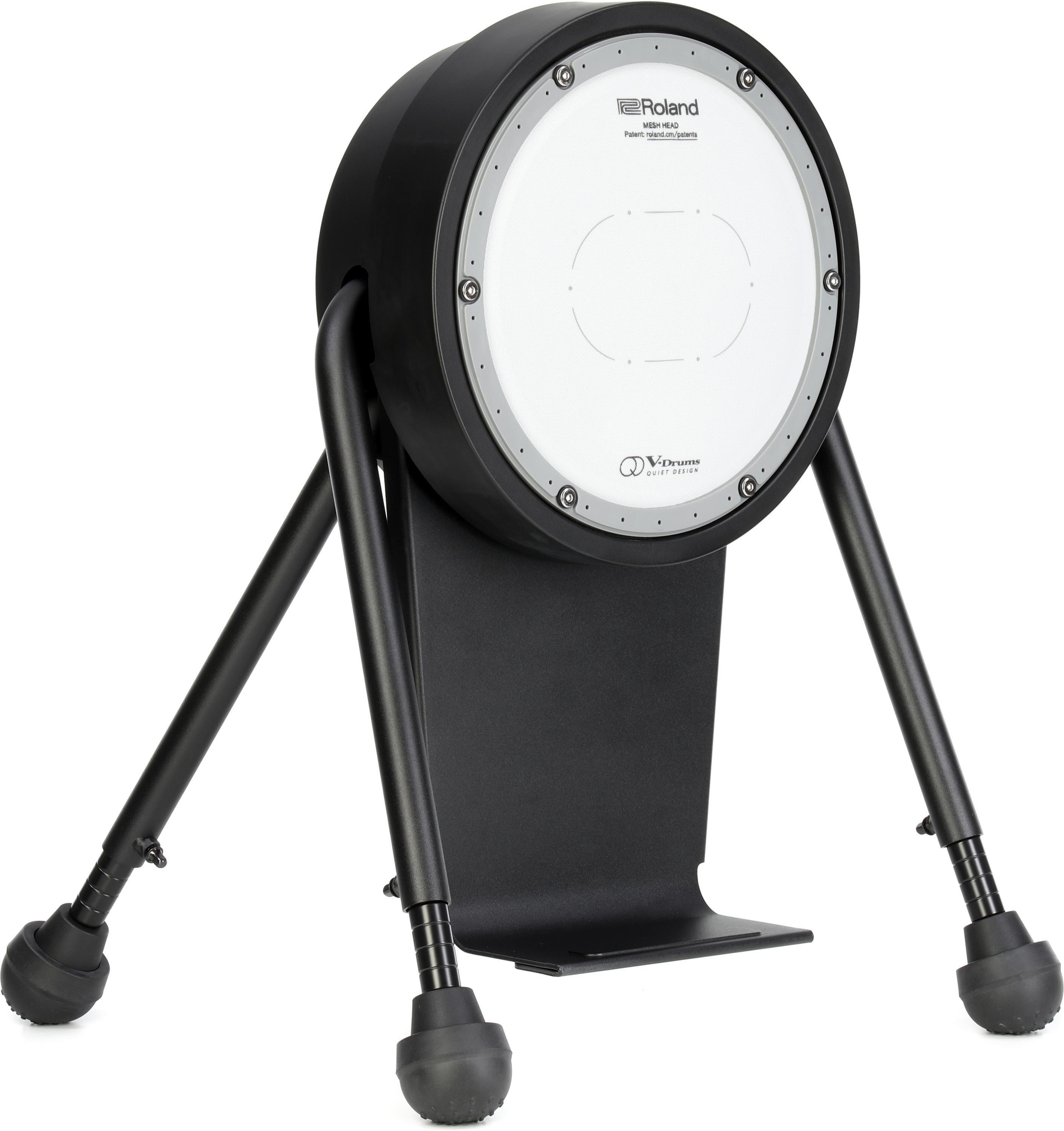 Roland KDQ-8 Quiet Design Kick Pad and Beater with Pedal