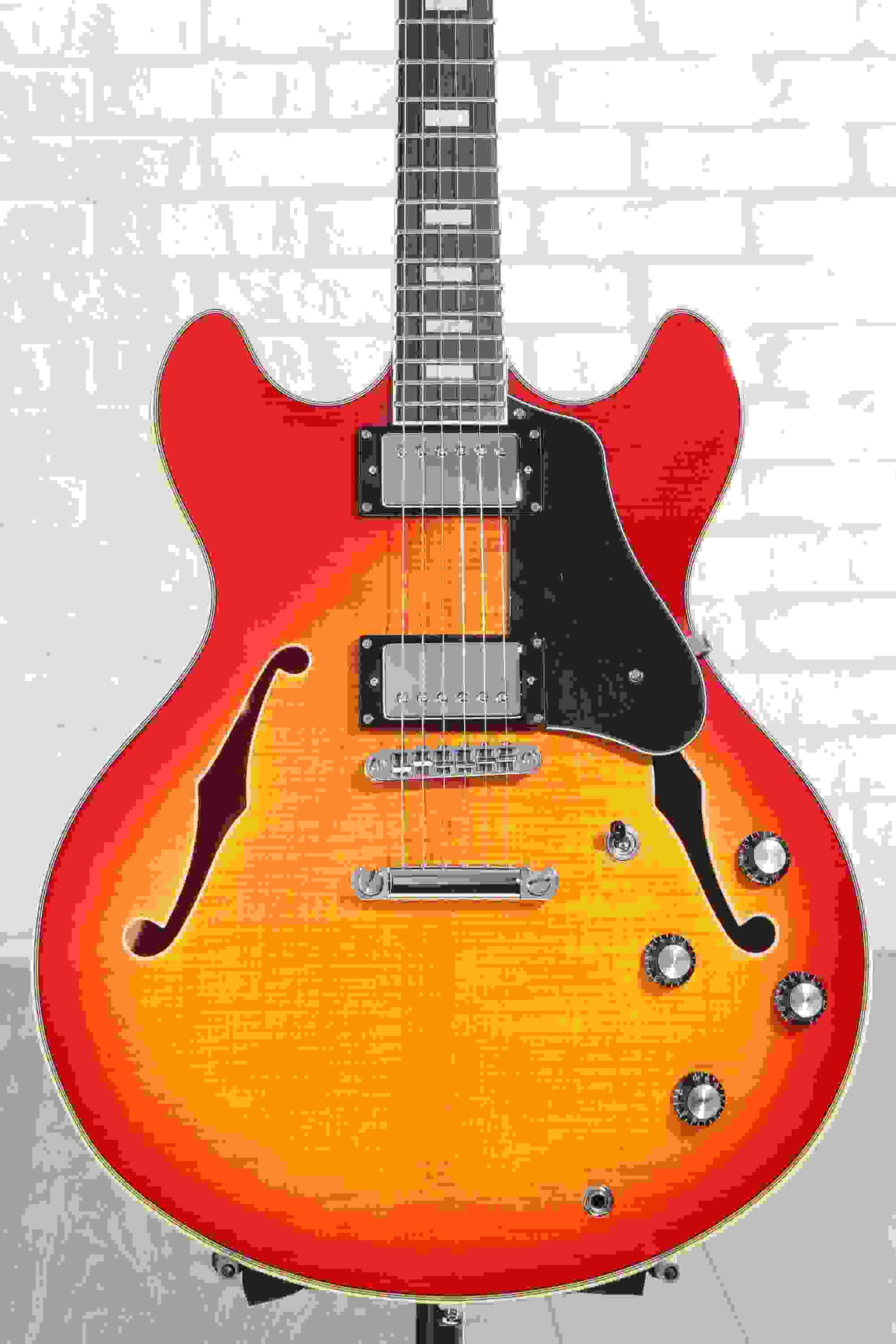 Sire Larry Carlton H7 Semi-hollow Electric Guitar - Cherry Sunburst