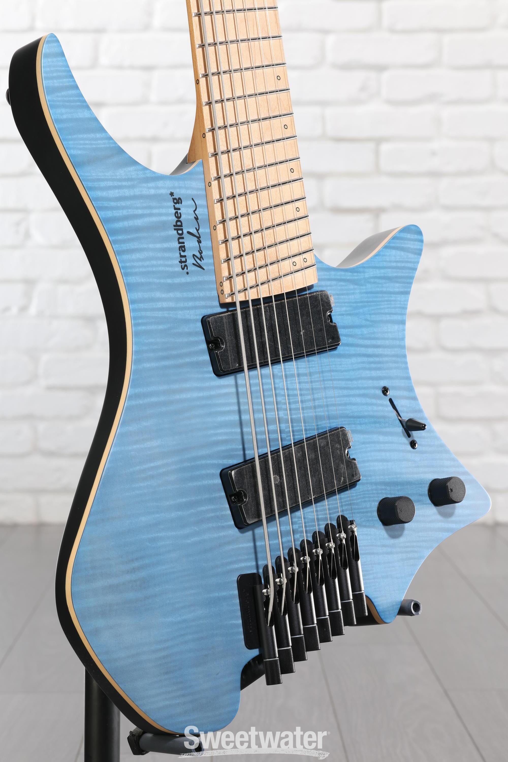 Strandberg Boden Standard NX 8 Electric Guitar - Trans Blue