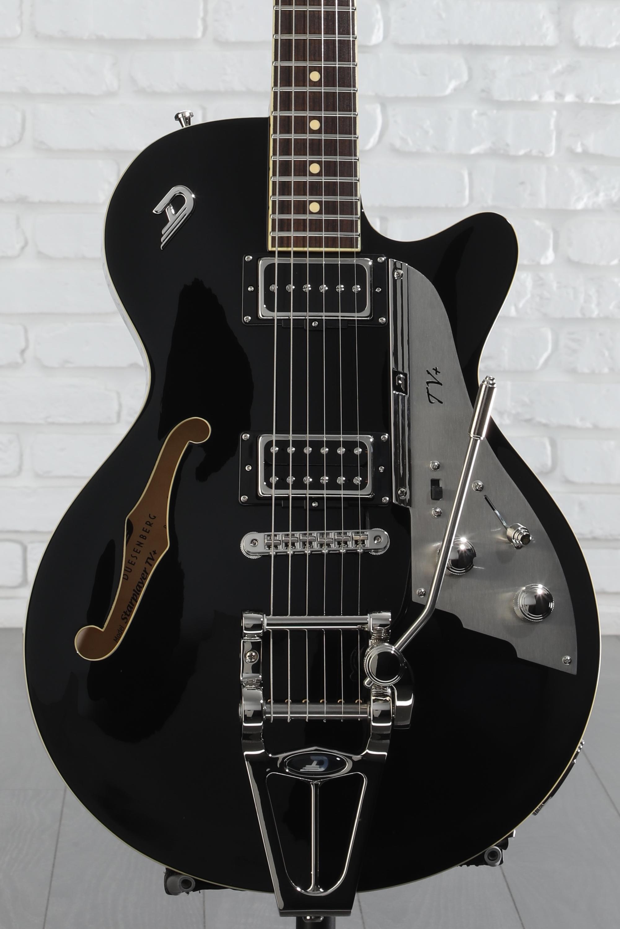 送料込 Dusenberg Starplayer LP Black Duesenberg Starplayer TV+ Semi-hollowbody Electric Guitar