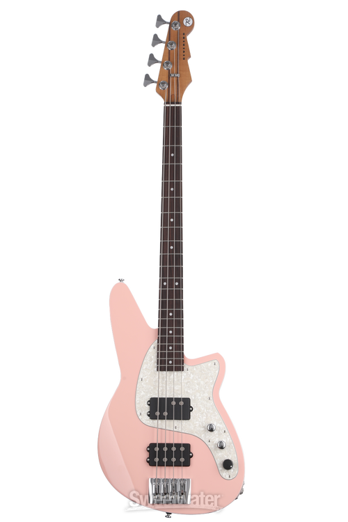 Reverend Mercalli 4 エレキベース Reverend Mercalli 4 Bass Guitar - Orchid Pink | Sweetwater