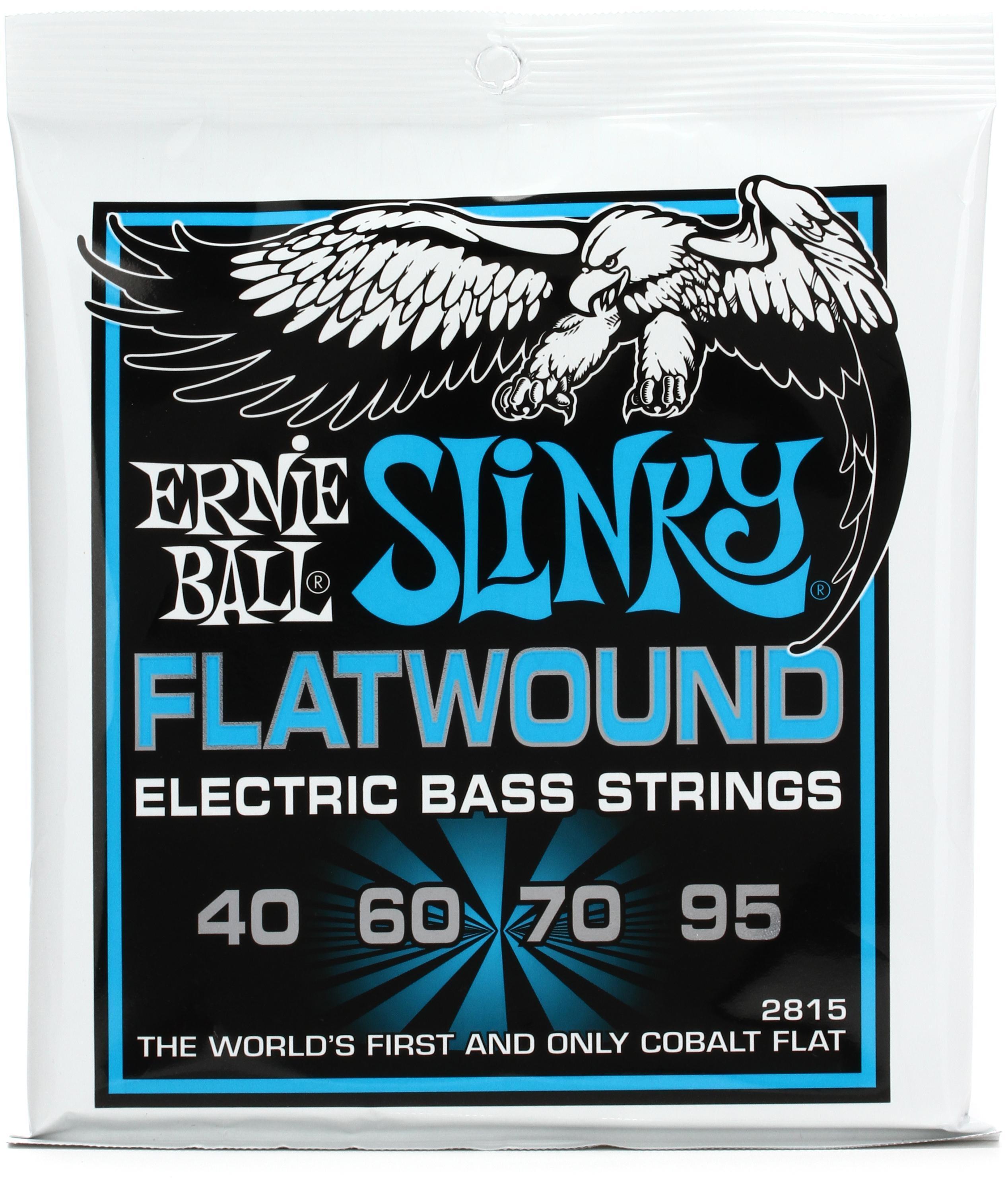 Ernie Ball 2815 Extra Slinky Flatwound Electric Bass Guitar