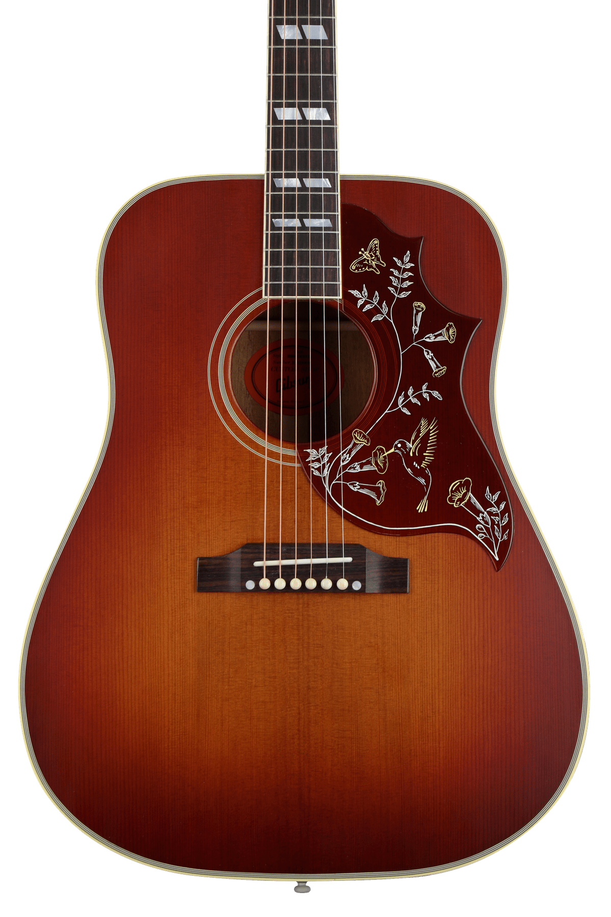 Gibson Acoustic 1960 Hummingbird Heritage Cherry Sunburst VOS with Fixed  Bridge Sweetwater