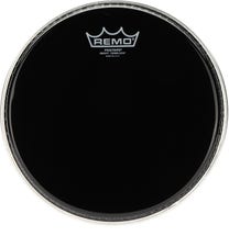 Product Image - This Item - Remo Pinstripe Ebony Crimplock Tenor Drumhead - 10-inch